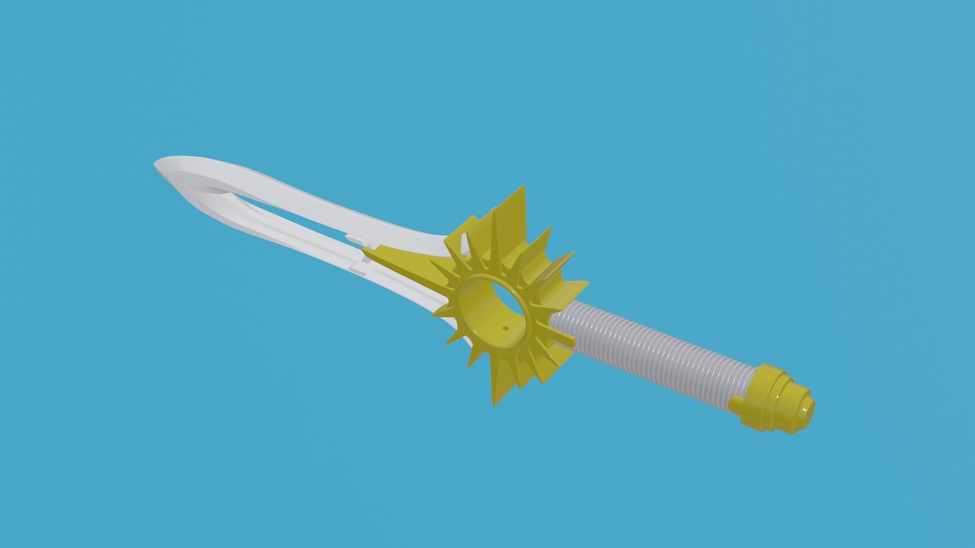 Power Ranger Wild Force Crystal Saber 3D print model  3D print model_3