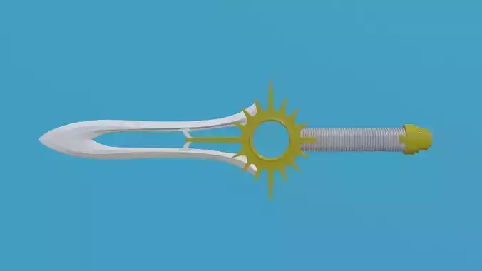 Power Ranger Wild Force Crystal Saber 3D print model 