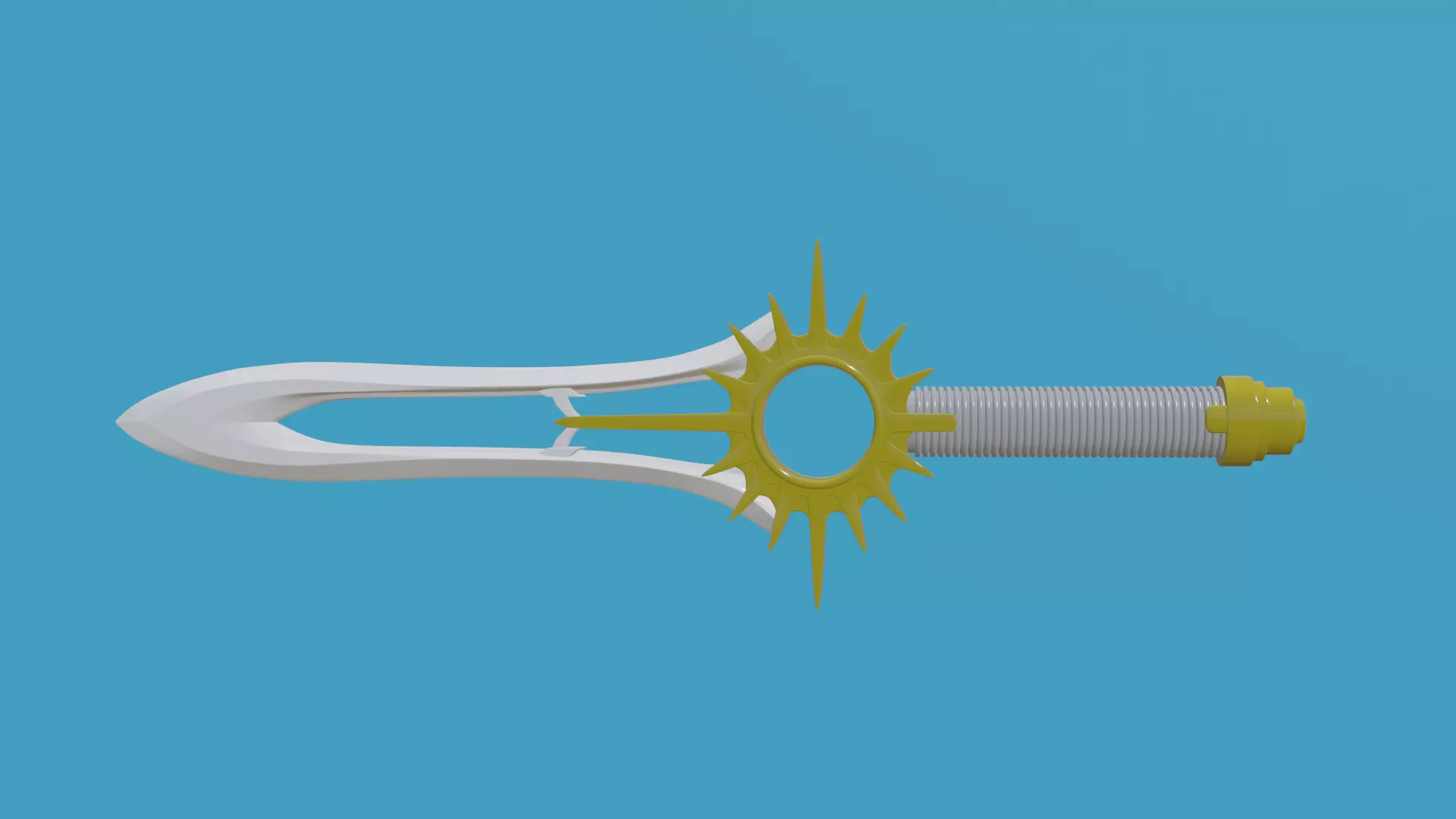 Power Ranger Wild Force Crystal Saber 3D print model  3D print model_0