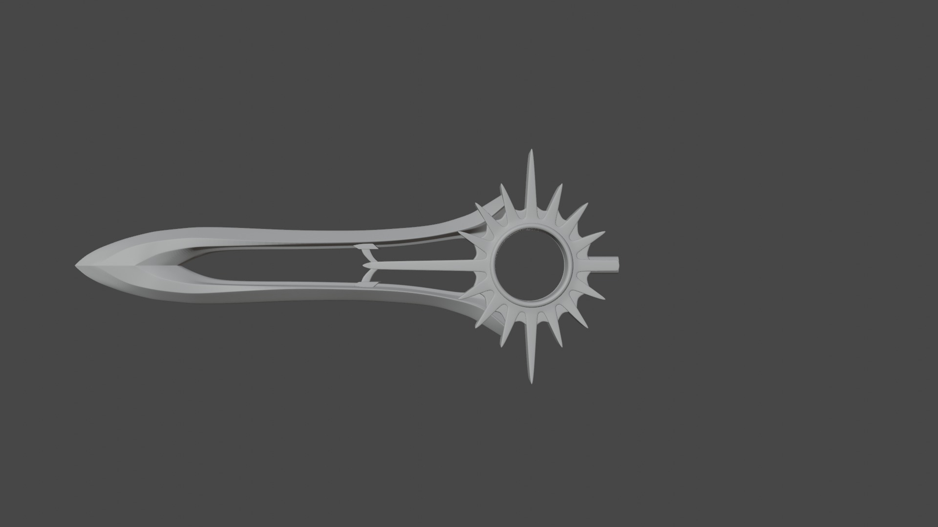 Power Ranger Wild Force Crystal Saber 3D print model  3D print model_7