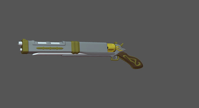Fantasy Rifle 3D model