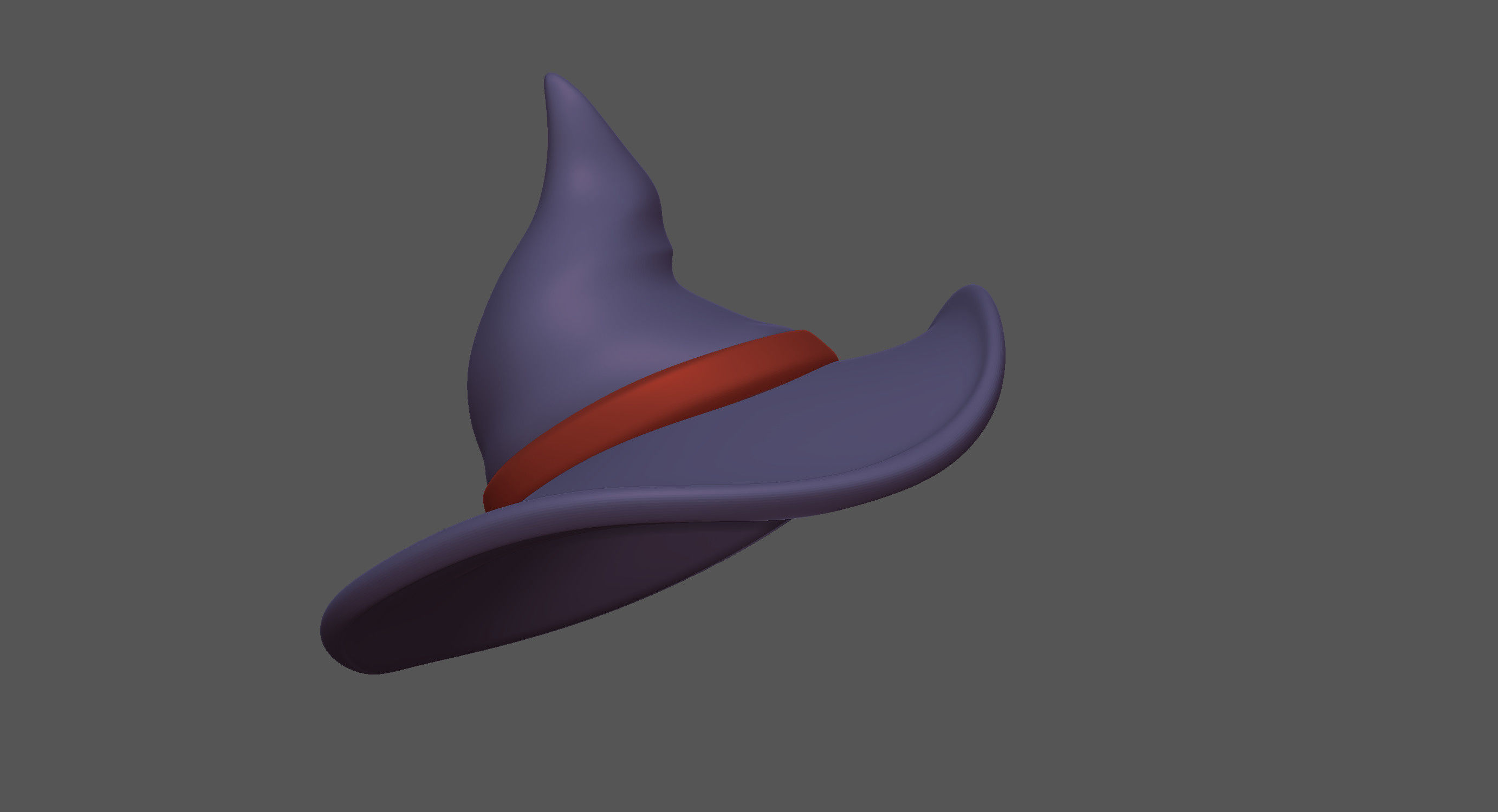 Wizard Hat 3D model_7