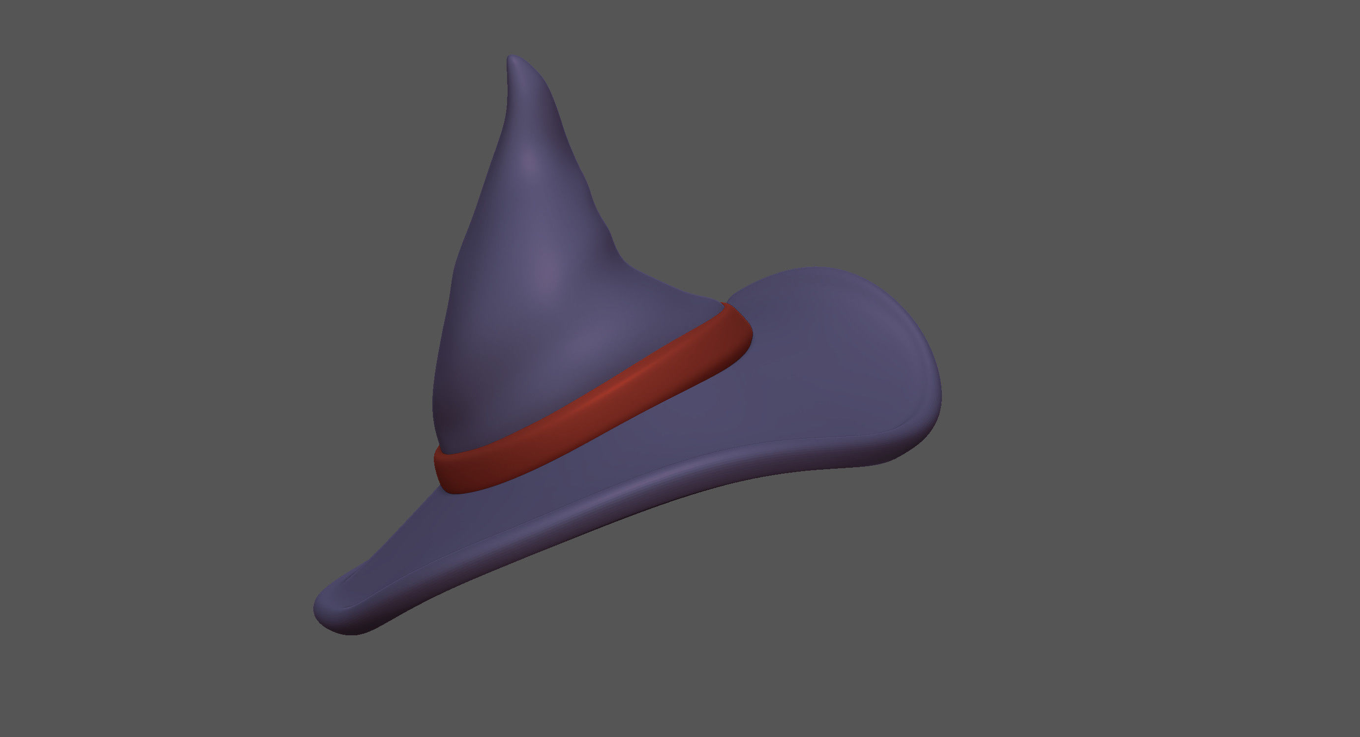 Wizard Hat 3D model_10
