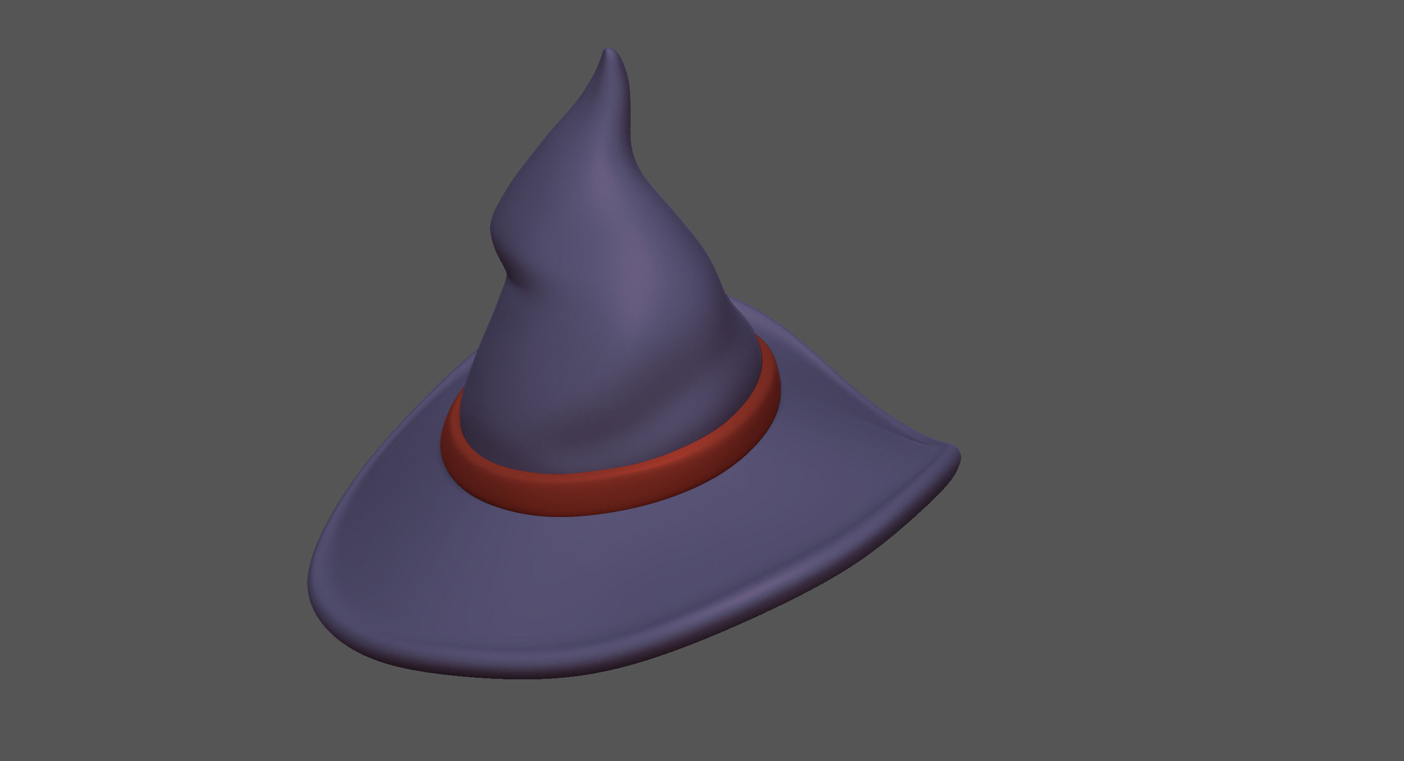 Wizard Hat 3D model_14