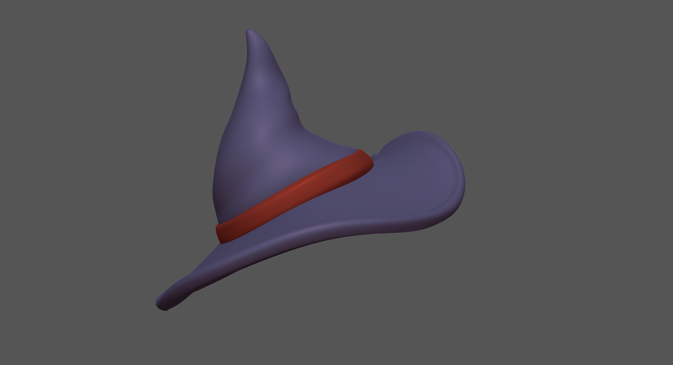 Wizard Hat 3D model_9