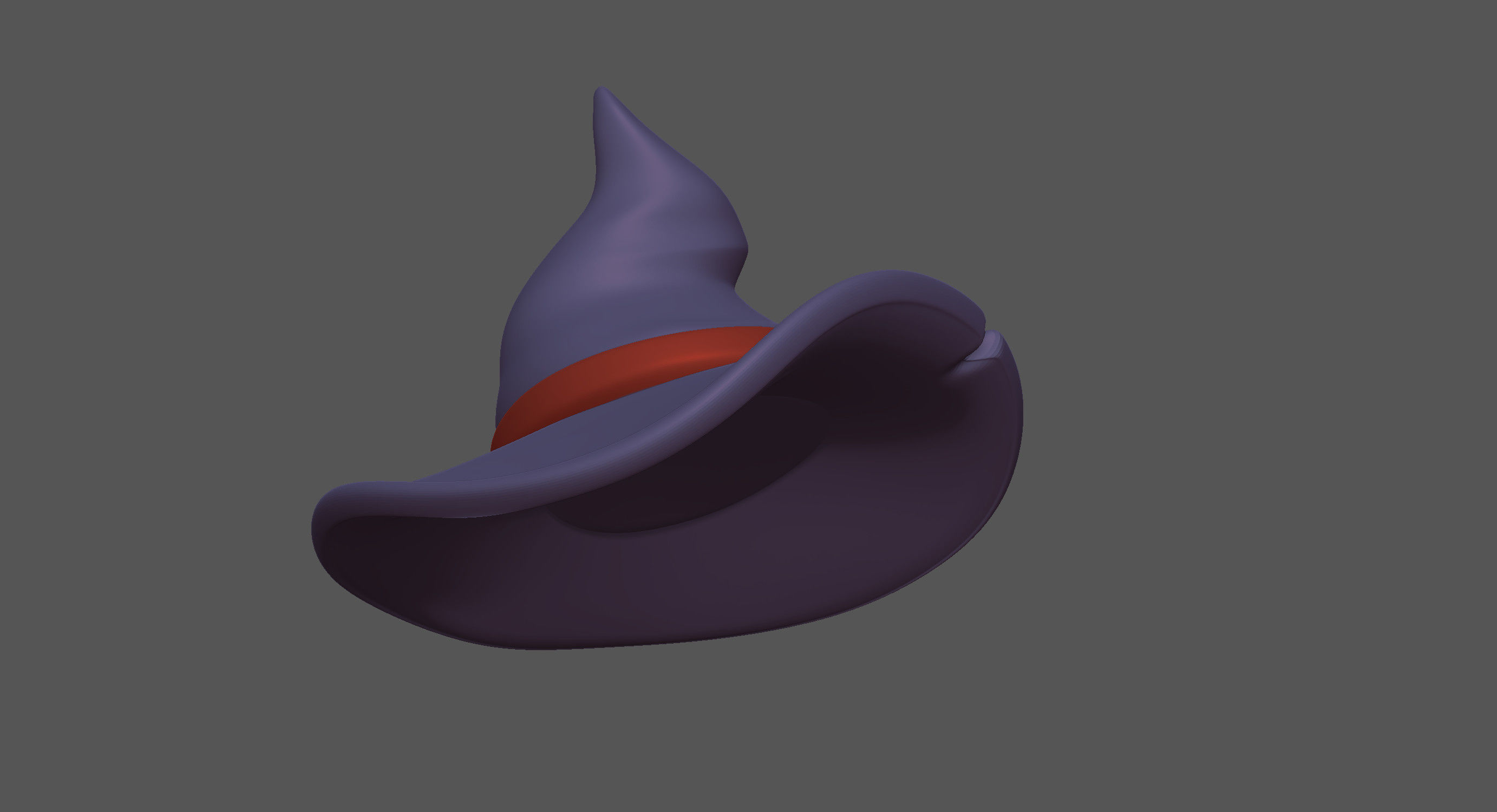 Wizard Hat 3D model_4