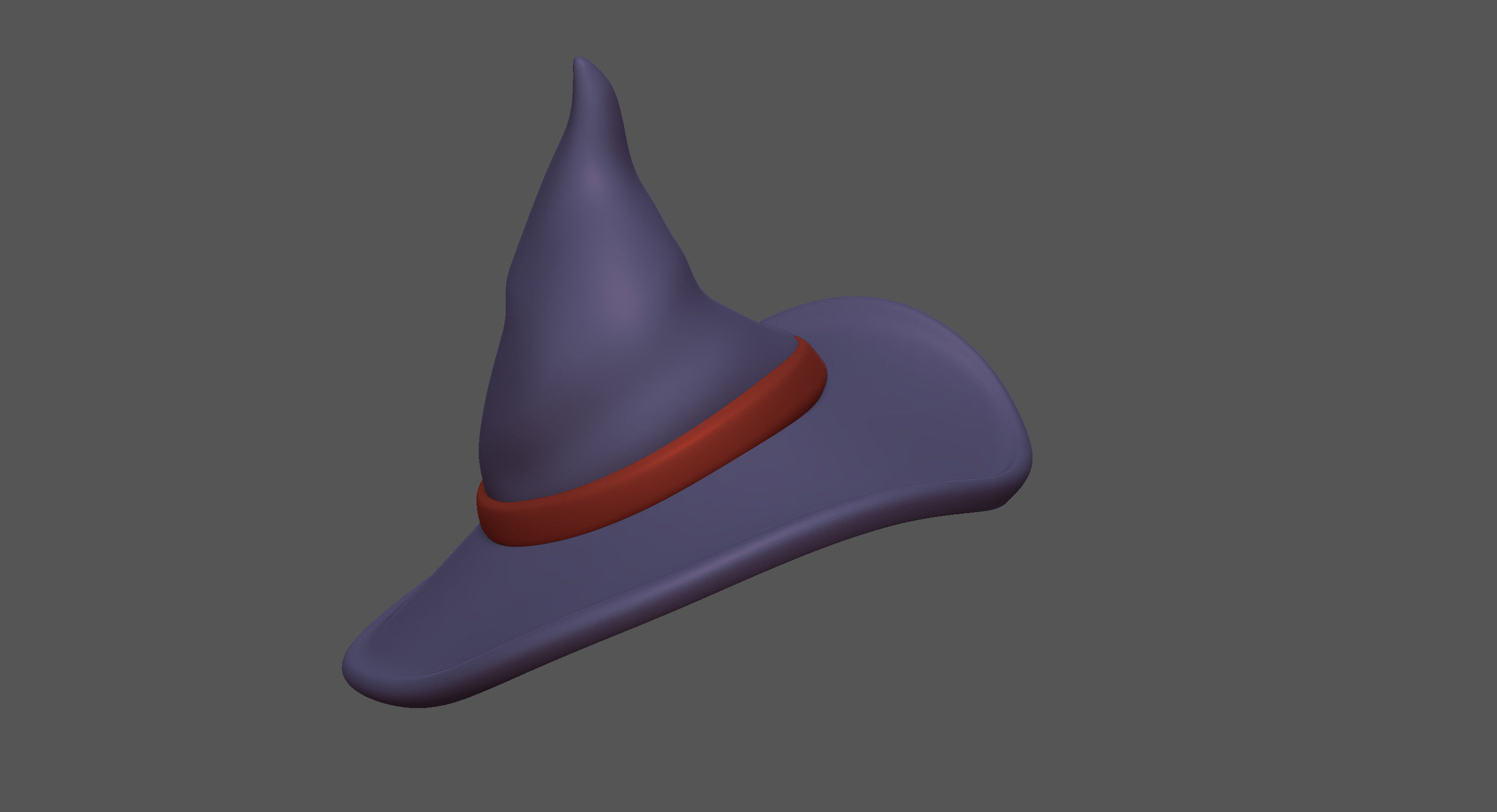 Wizard Hat 3D model_11