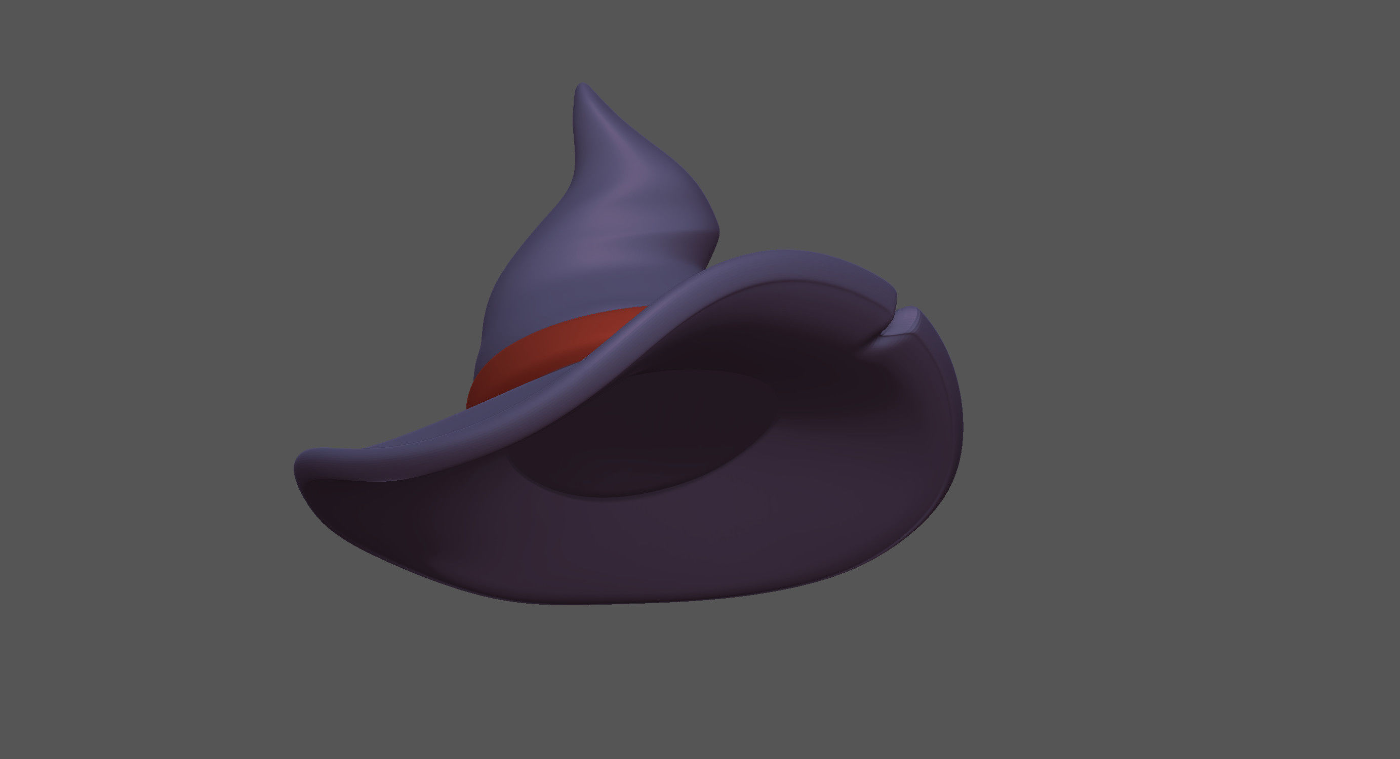 Wizard Hat 3D model_3