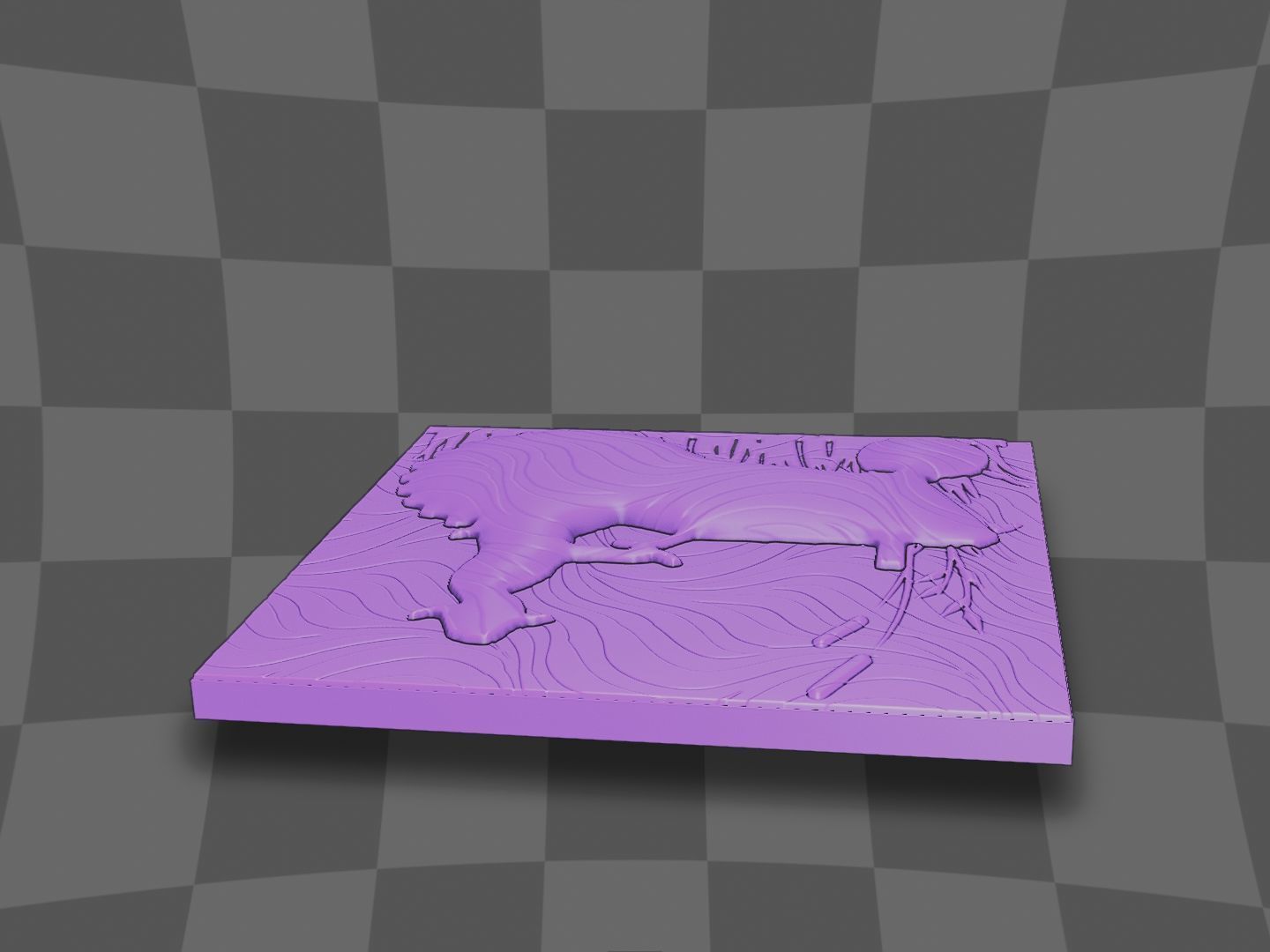 Tractor plow and farmer for CNC 3D print model_5