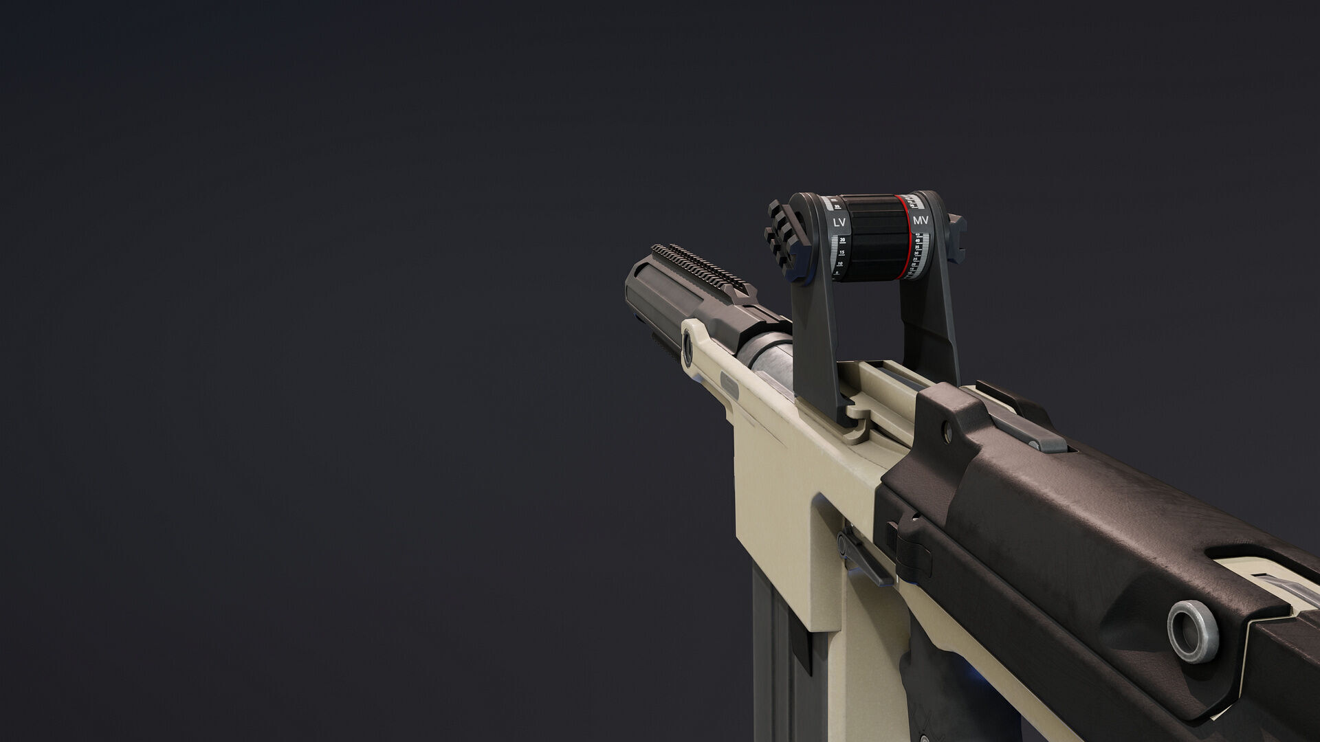 SSW40 Grenade Launcher Low-poly 3D model_4