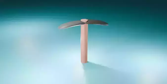 3D model of pickaxe 3D model