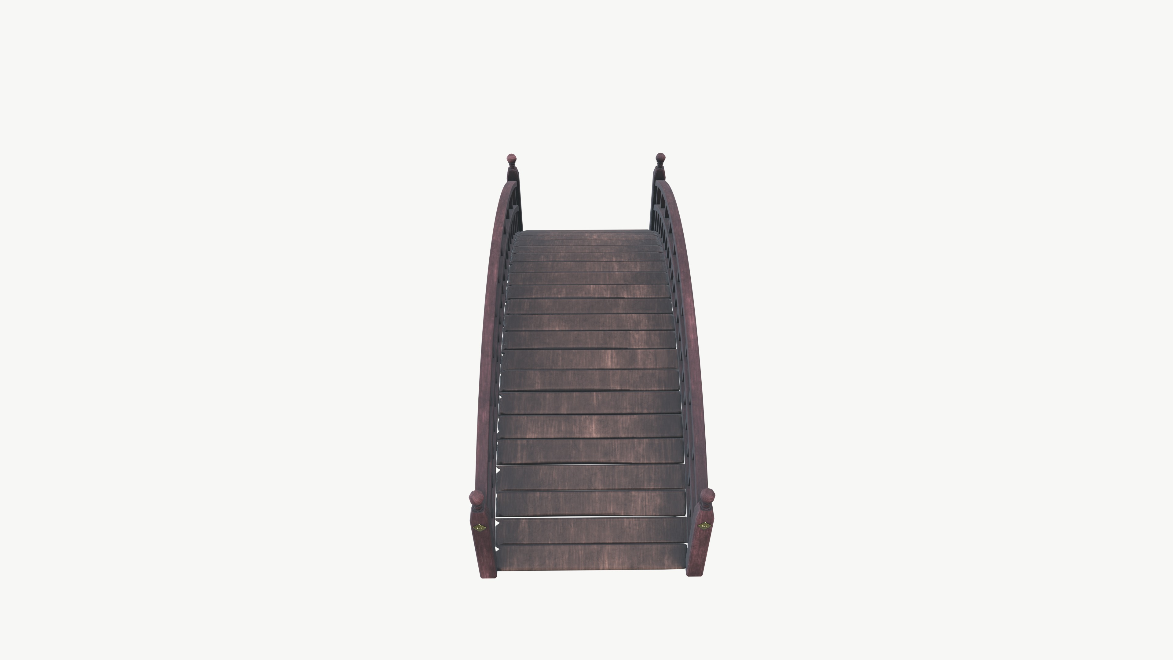 Bridge Low-poly 3D model_5