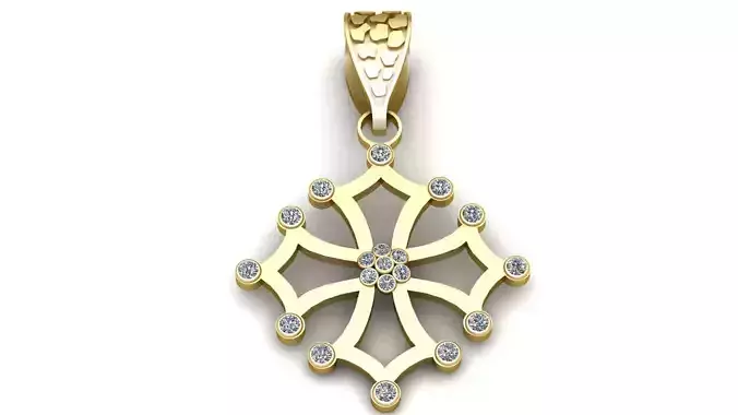 CROIX OCCICANT PENDANT 3D PRINTABLE MODEL