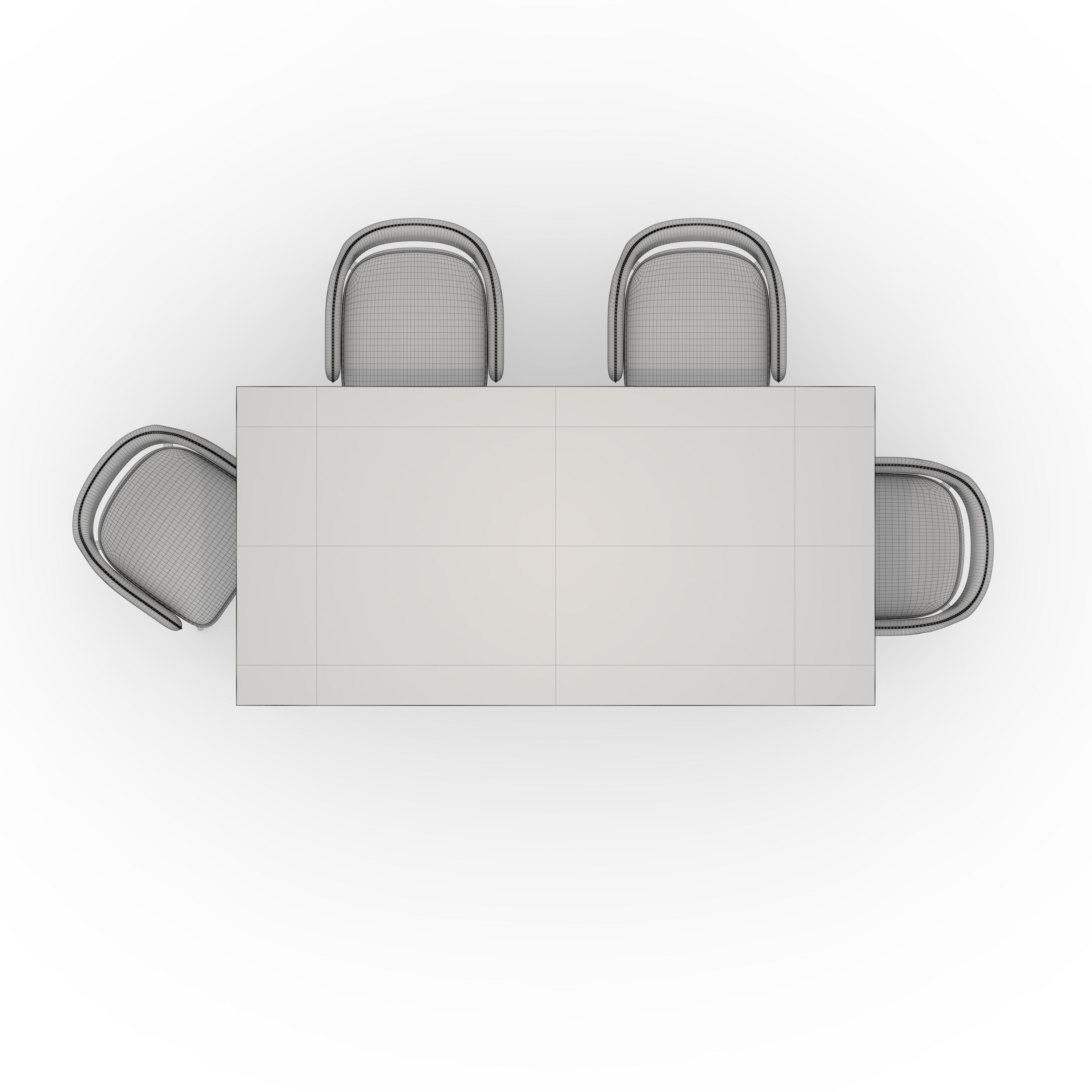 Dining Set 8 3D model_16