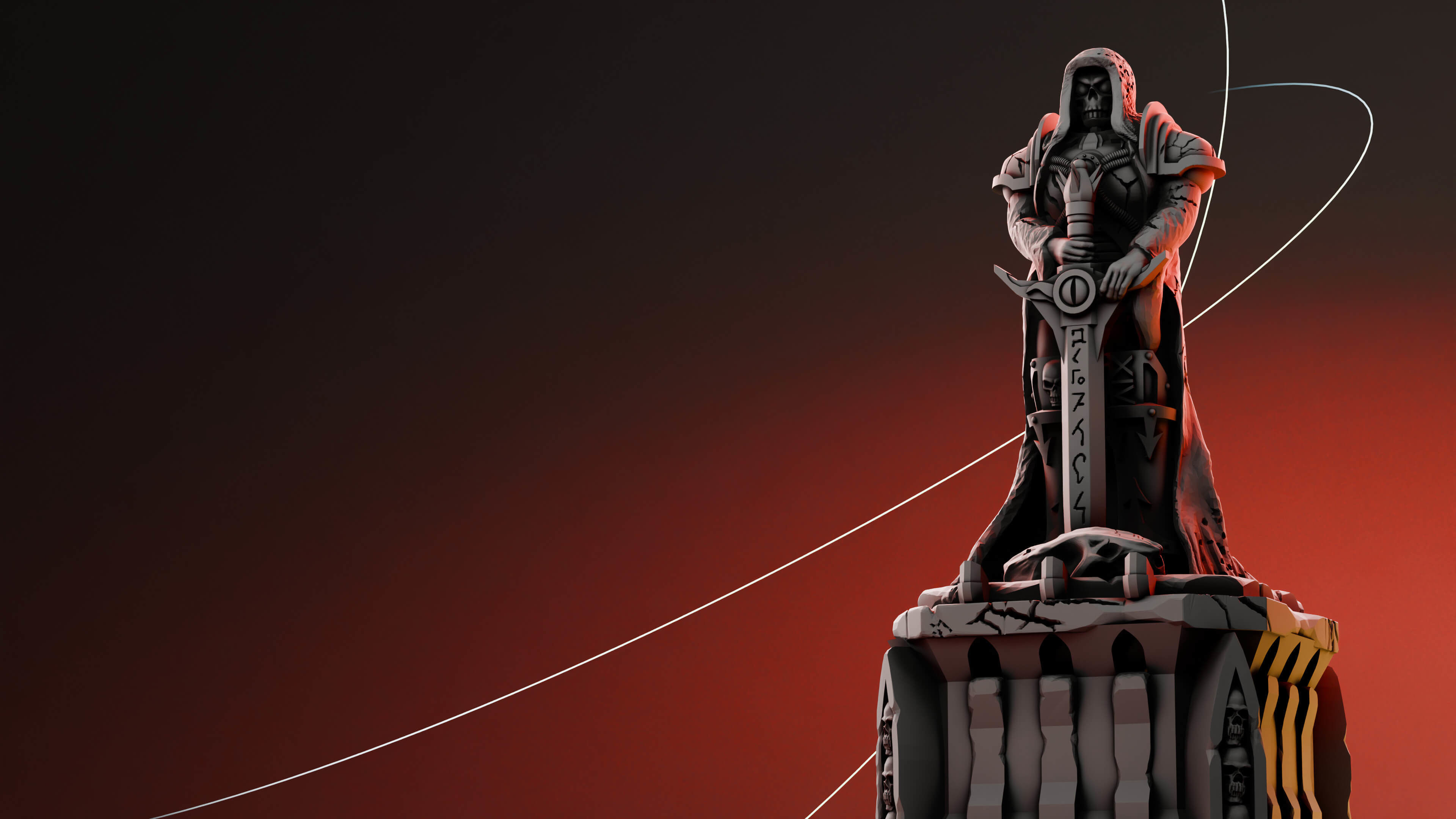 Imperial wargame ruins Modular multipart pack over 100 parts 3D print model_23