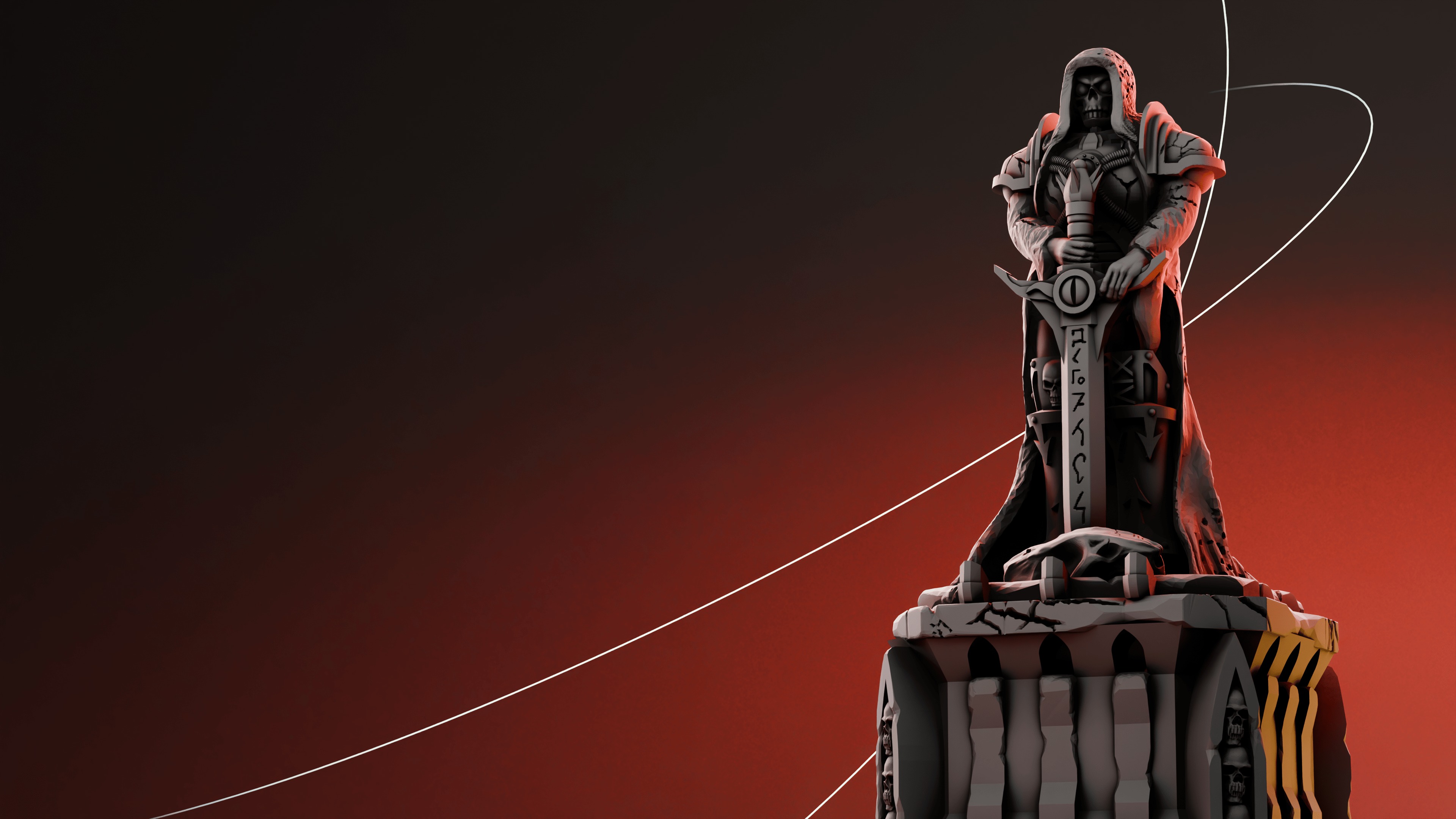 Imperial wargame ruins Modular multipart pack over 100 parts 3D print model_28