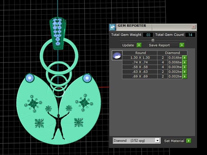 HUMAN DESIGN PENDANT 3D PRINTABLE MODEL 3D print model_7