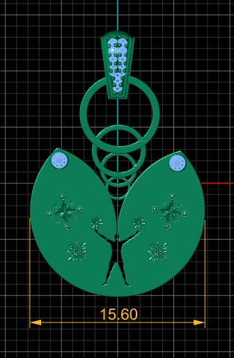 HUMAN DESIGN PENDANT 3D PRINTABLE MODEL 3D print model_5