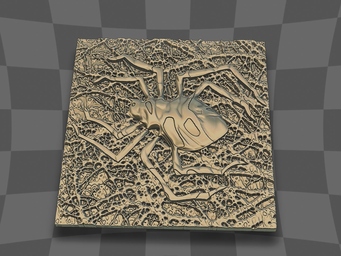 A poisonous spider for home decoration 3D print model_7