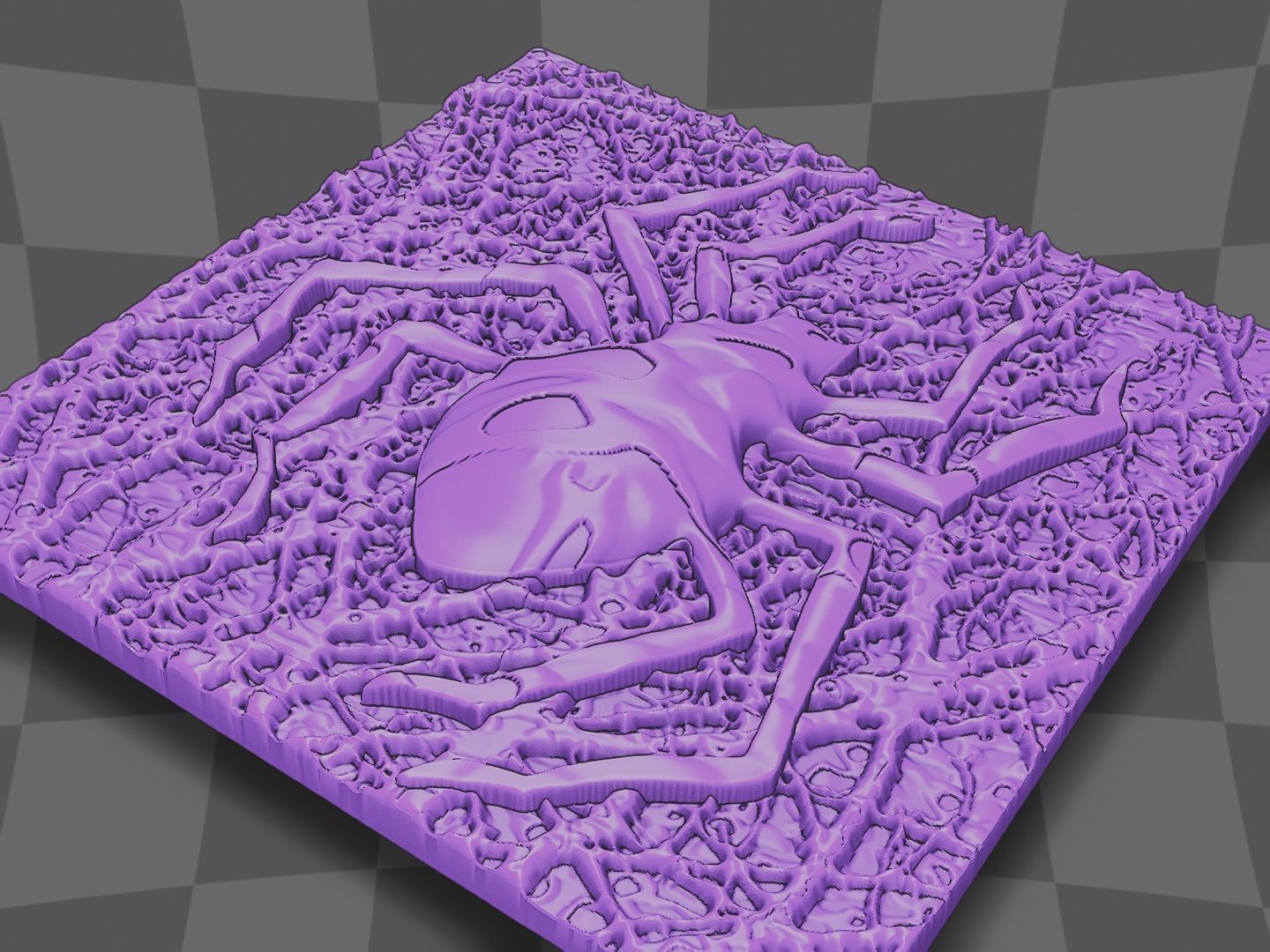 A poisonous spider for home decoration 3D print model_6