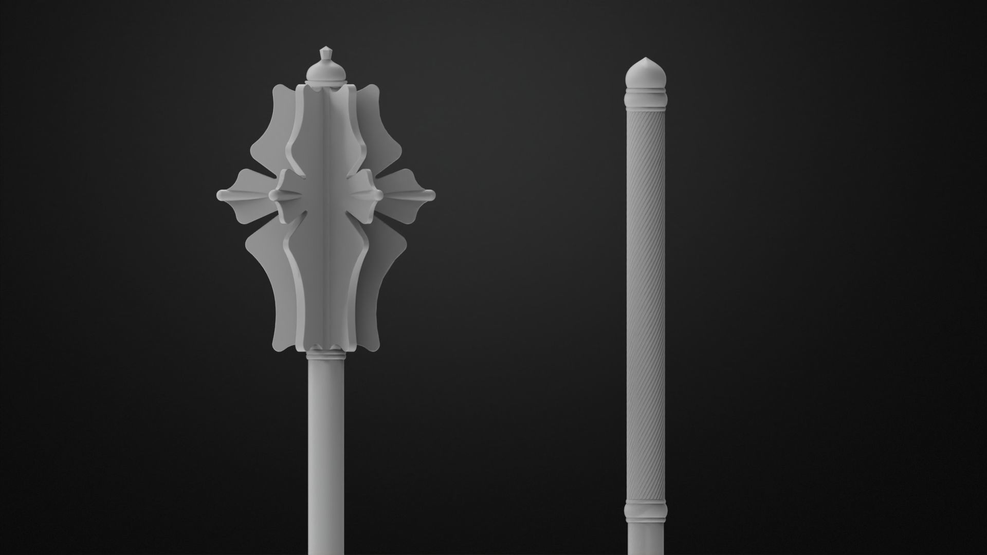 Weapons Encyclopedia 231 Mace 3D print model_3