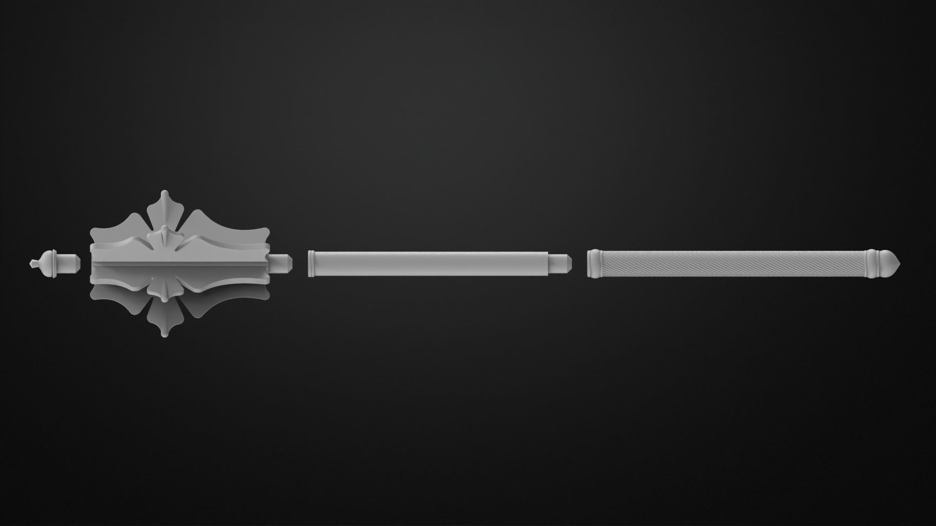 Weapons Encyclopedia 231 Mace 3D print model_6