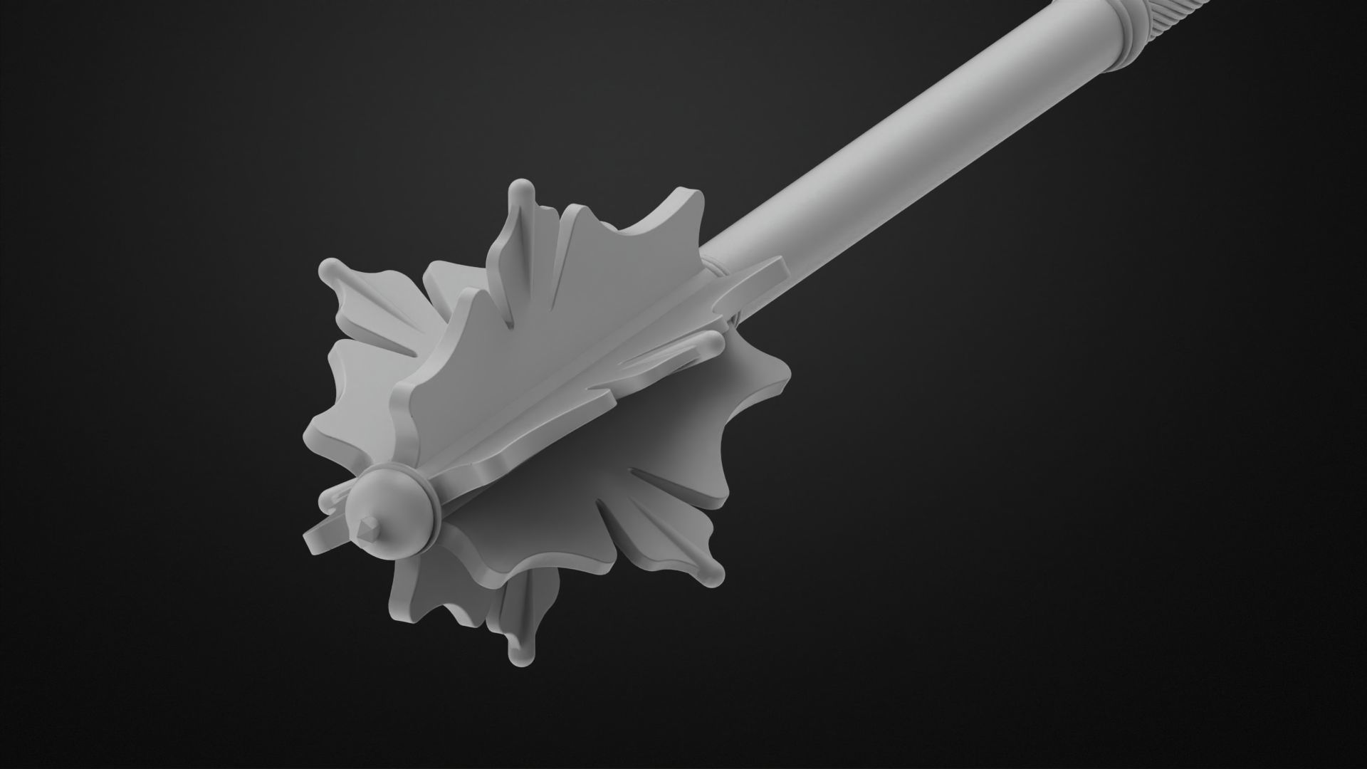 Weapons Encyclopedia 231 Mace 3D print model_4
