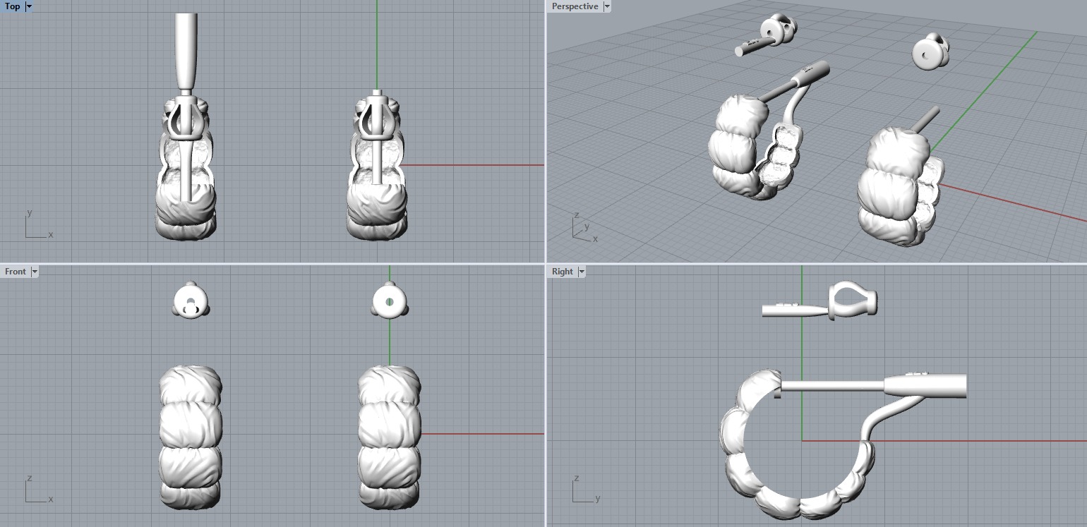 Fashion Down Jacket set 3D Model Collection_68