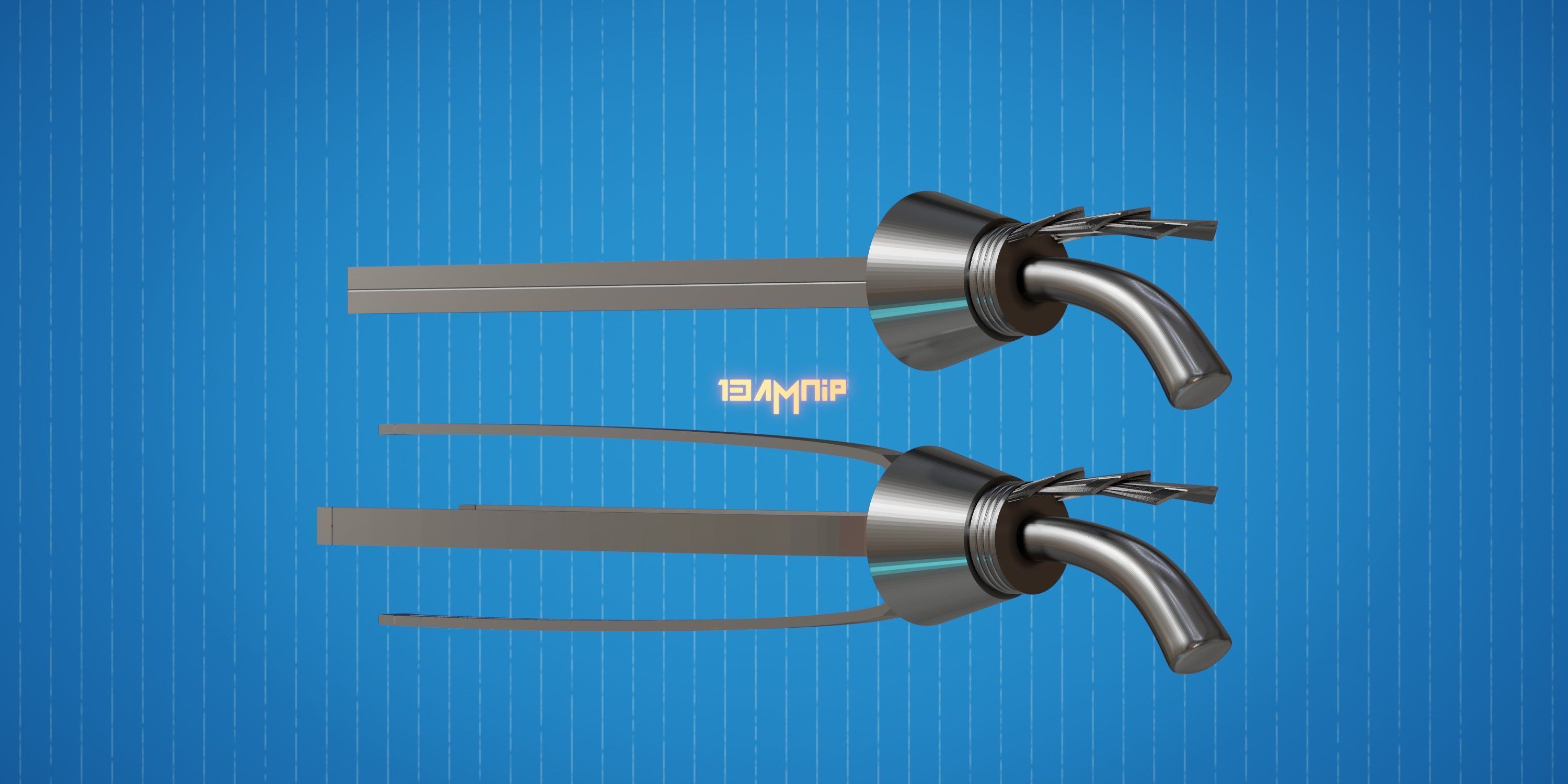 Narukami quinque 3D print model_3