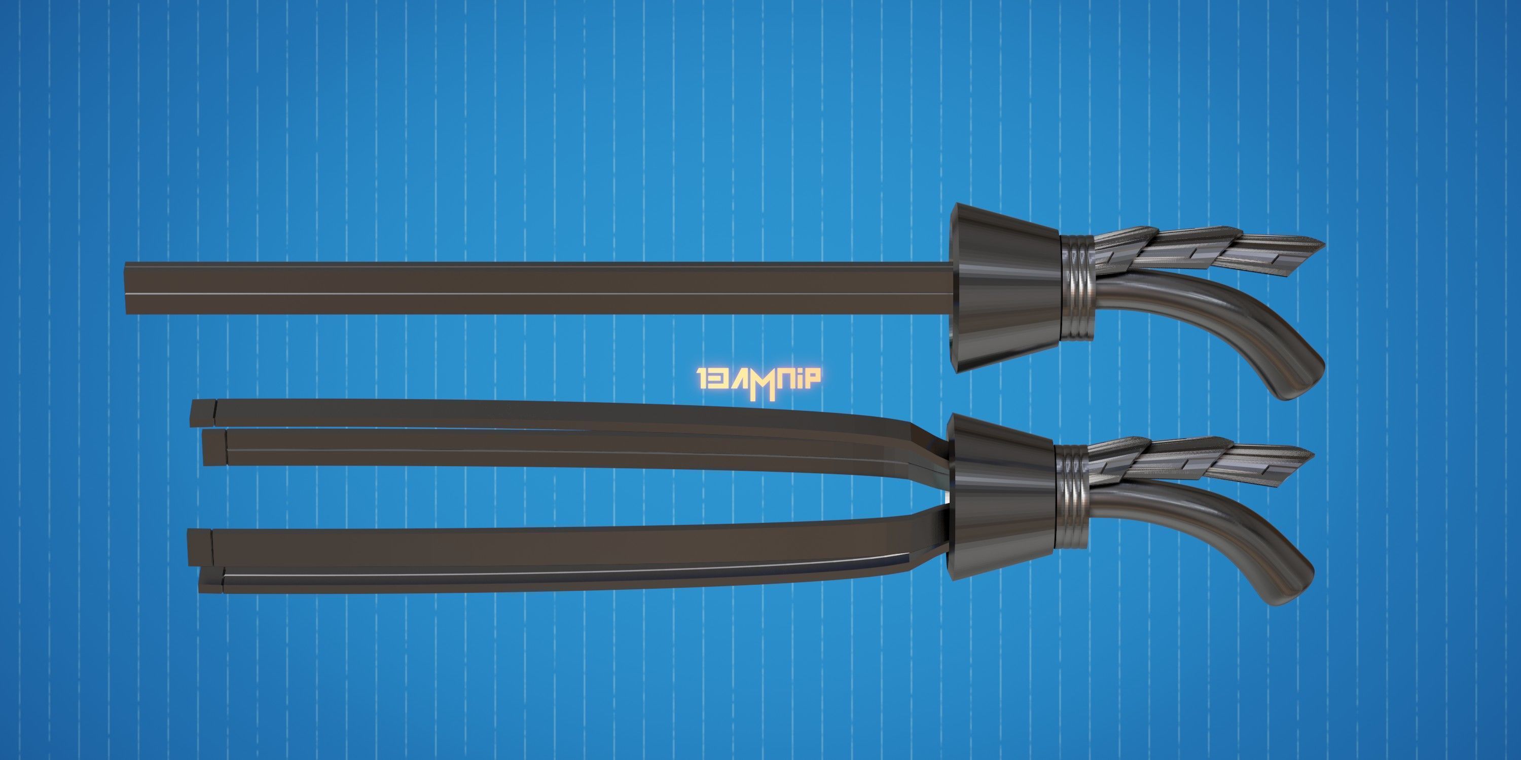 Narukami quinque 3D print model_1