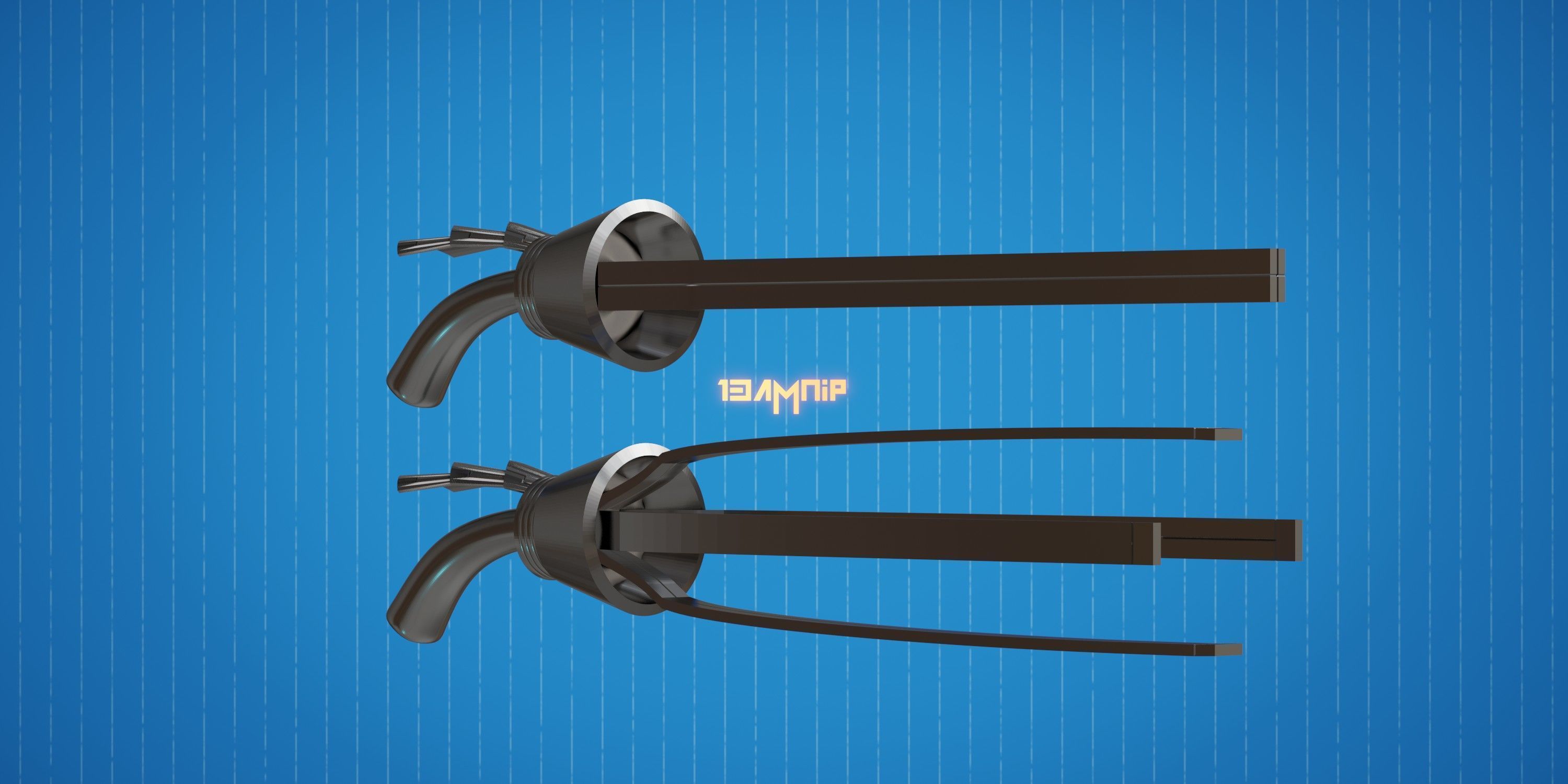 Narukami quinque 3D print model_4