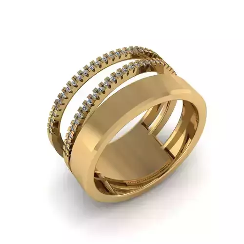 Jewelry 3D Models with render and 3dm  stl  - R-51