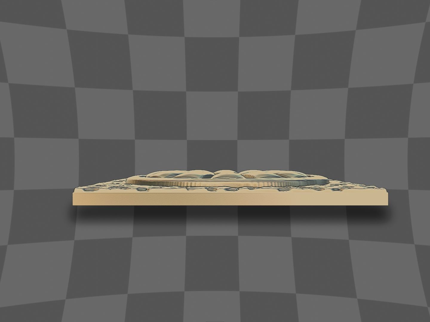 Orange cross section deco 3D print model_8