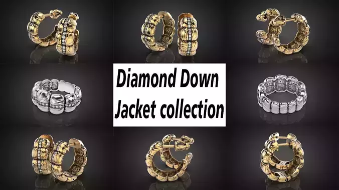 Diamond Down Jacket set