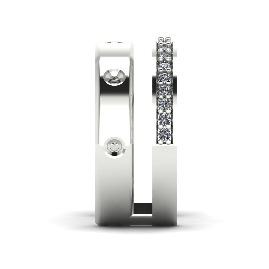 Jewelry 3D Models with render and 3dm stl - R-53 3D print model_7