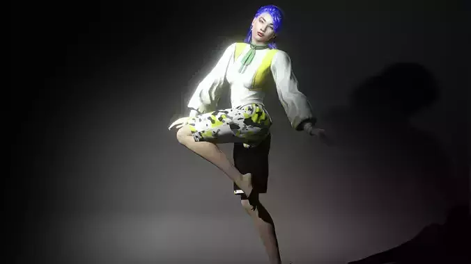 Camouflage Chic 3D Fashion Diva