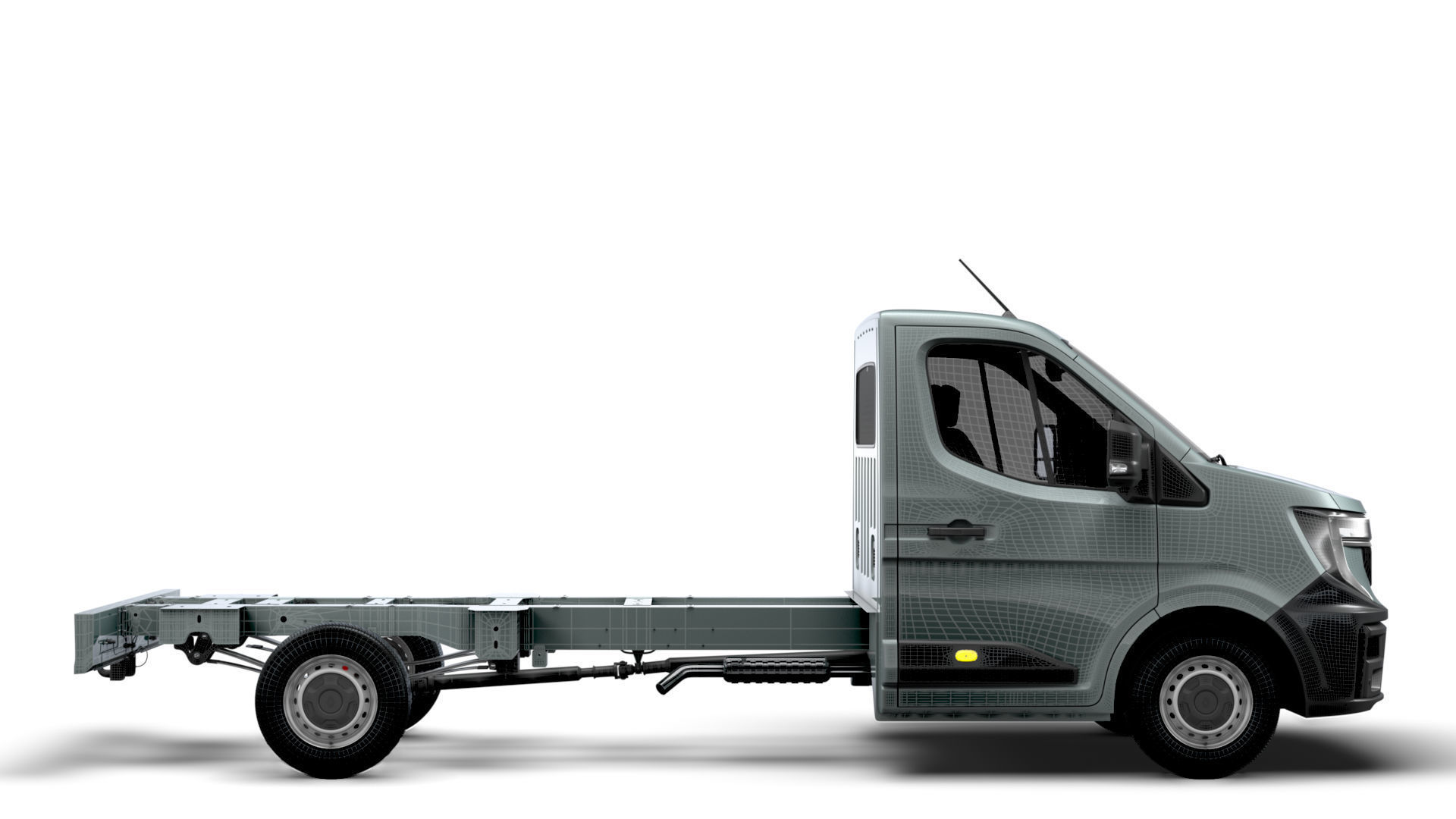 Renault Master Single Cab L3 Chassis 2024 3D model_15