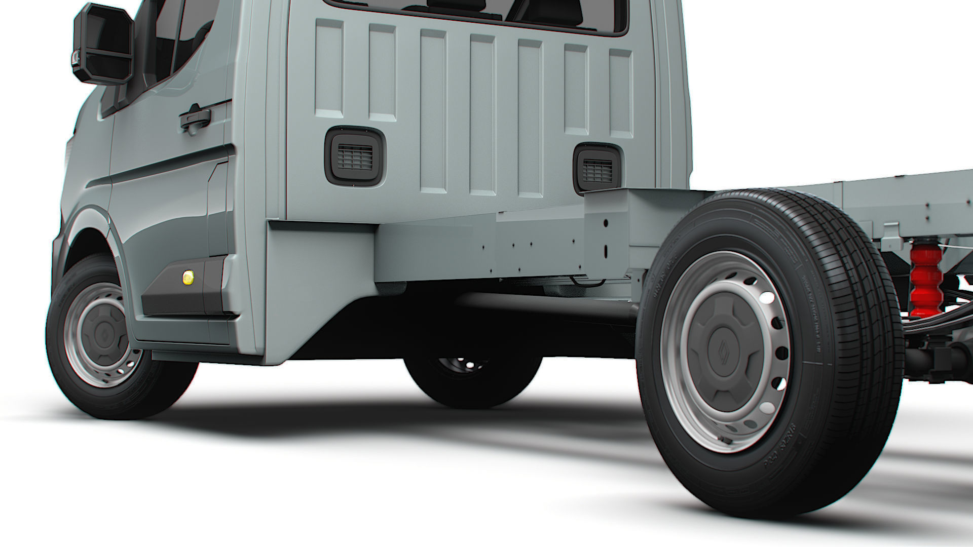 Renault Master Single Cab L3 Chassis 2024 3D model_3