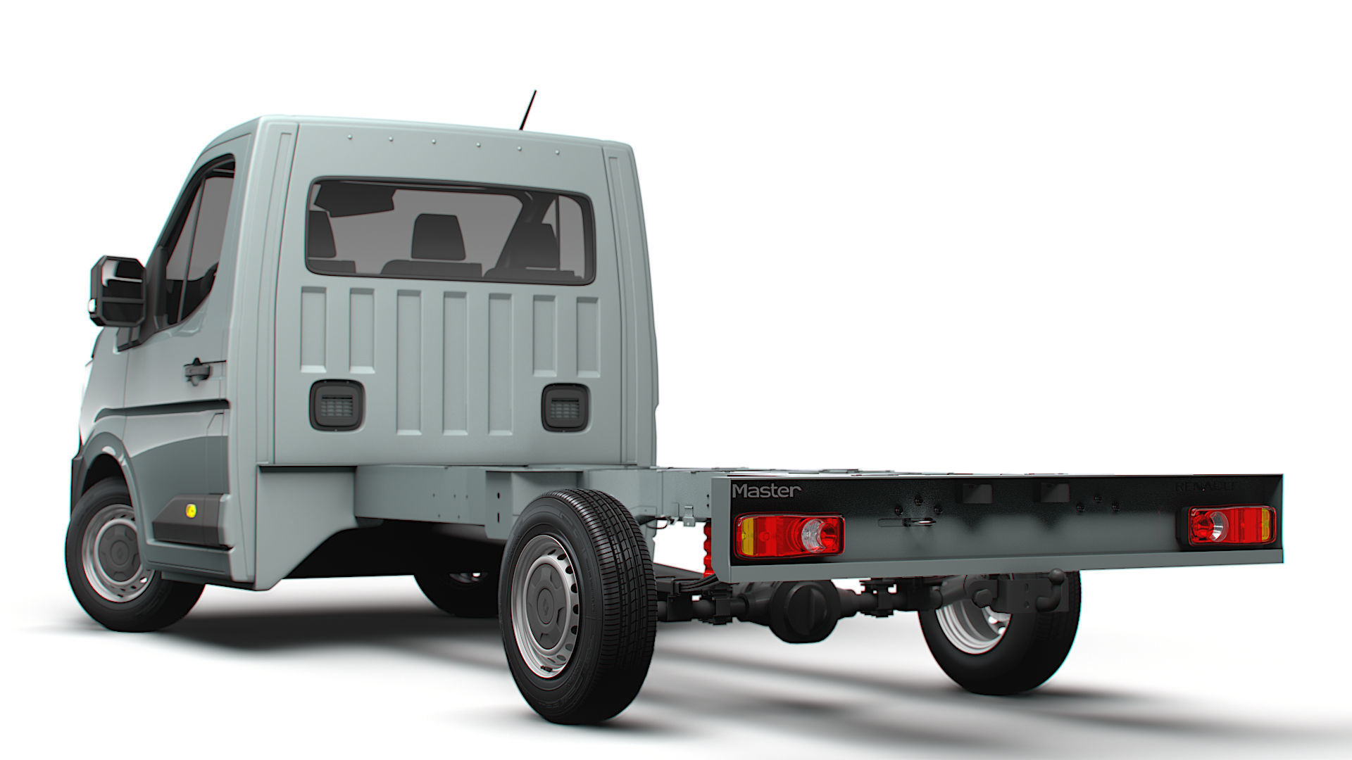 Renault Master Single Cab L3 Chassis 2024 3D model_2