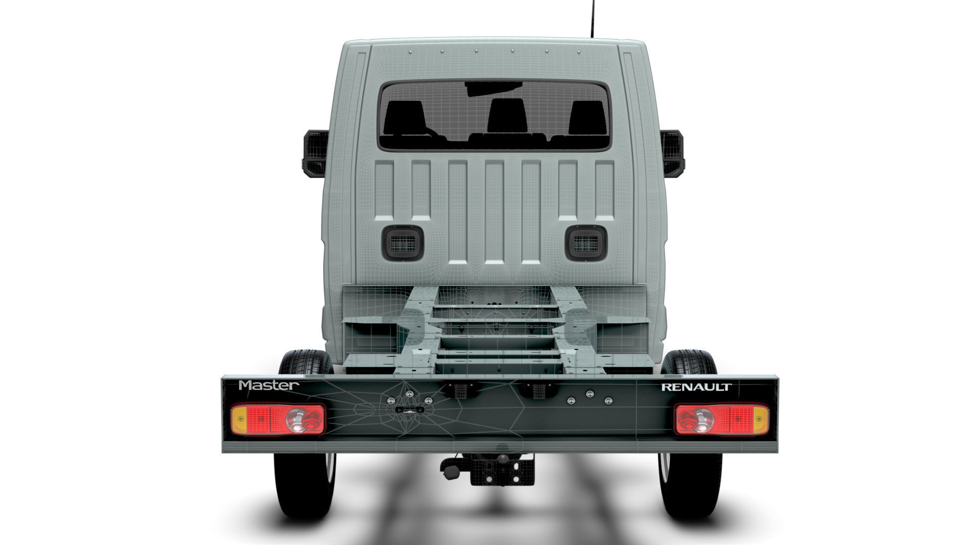 Renault Master Single Cab L3 Chassis 2024 3D model_22