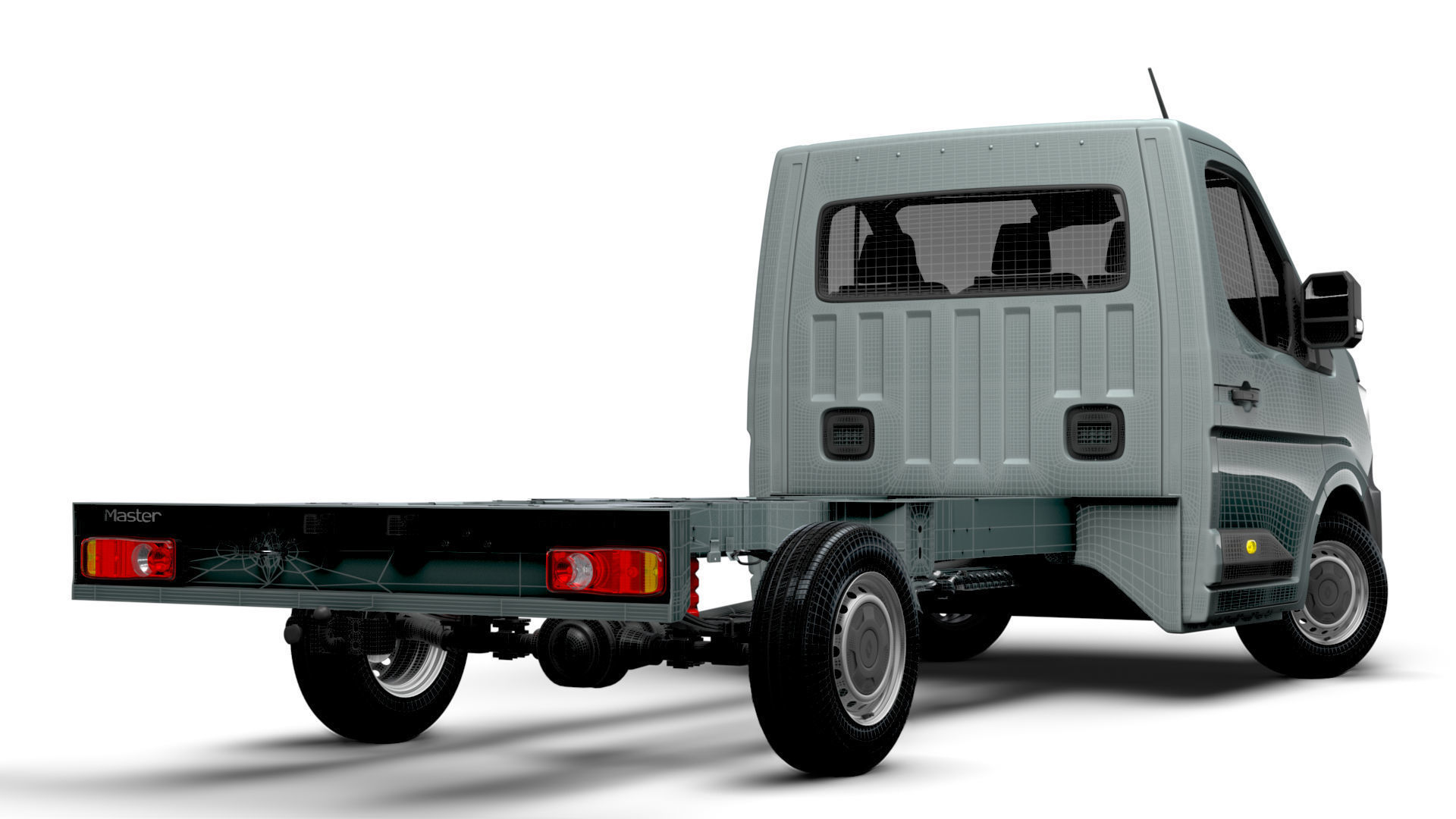 Renault Master Single Cab L3 Chassis 2024 3D model_19