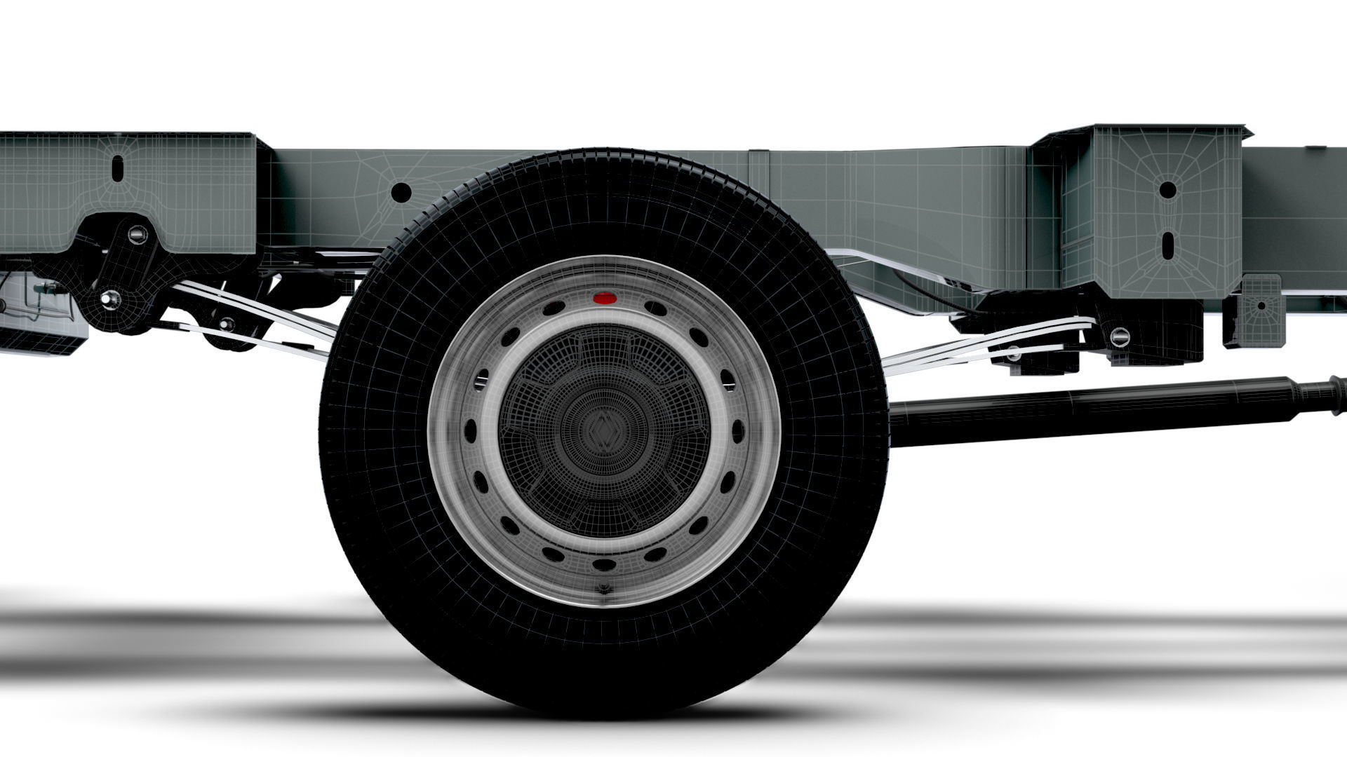 Renault Master Single Cab L3 Chassis 2024 3D model_23