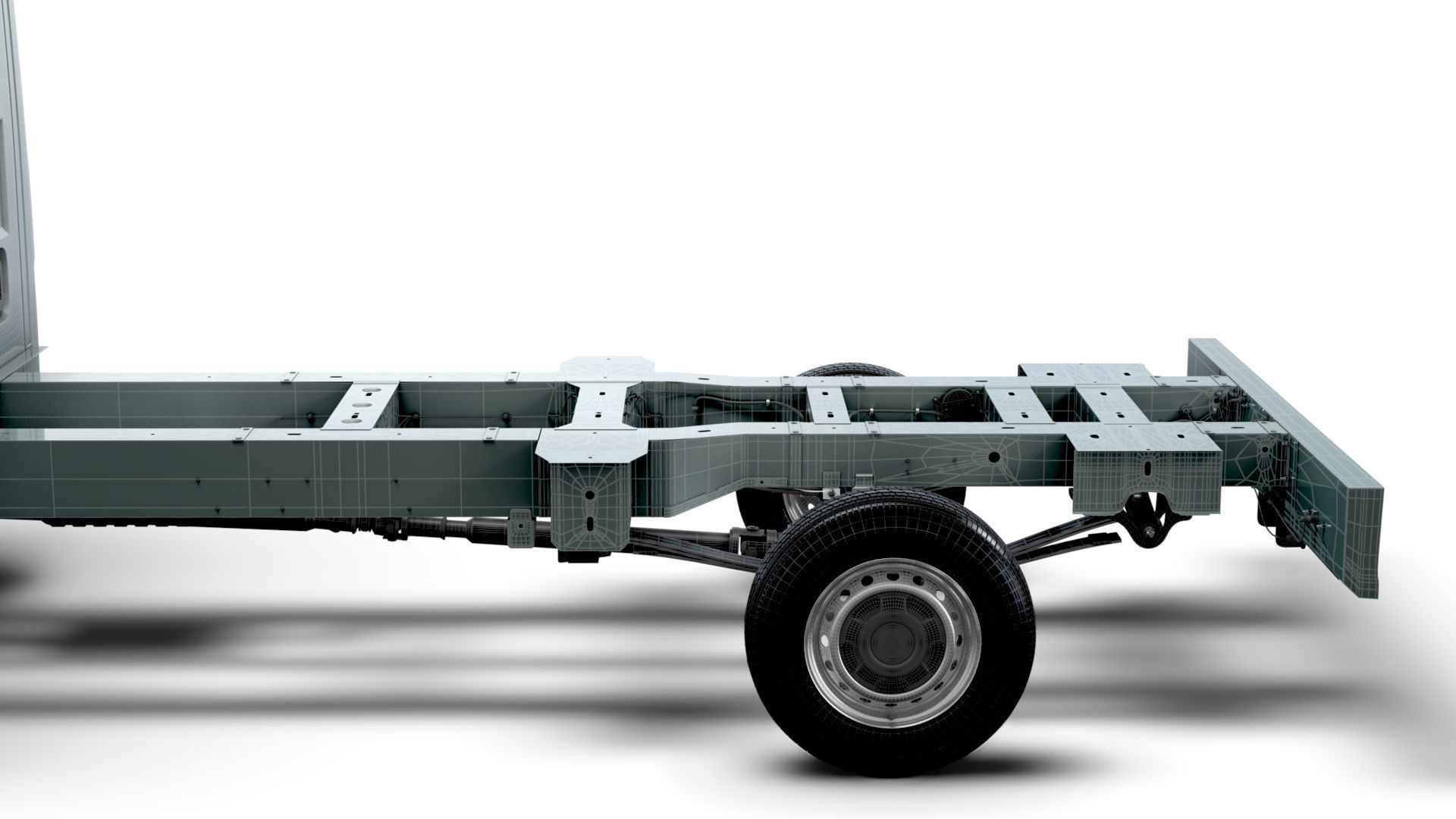 Renault Master Single Cab L3 Chassis 2024 3D model_18