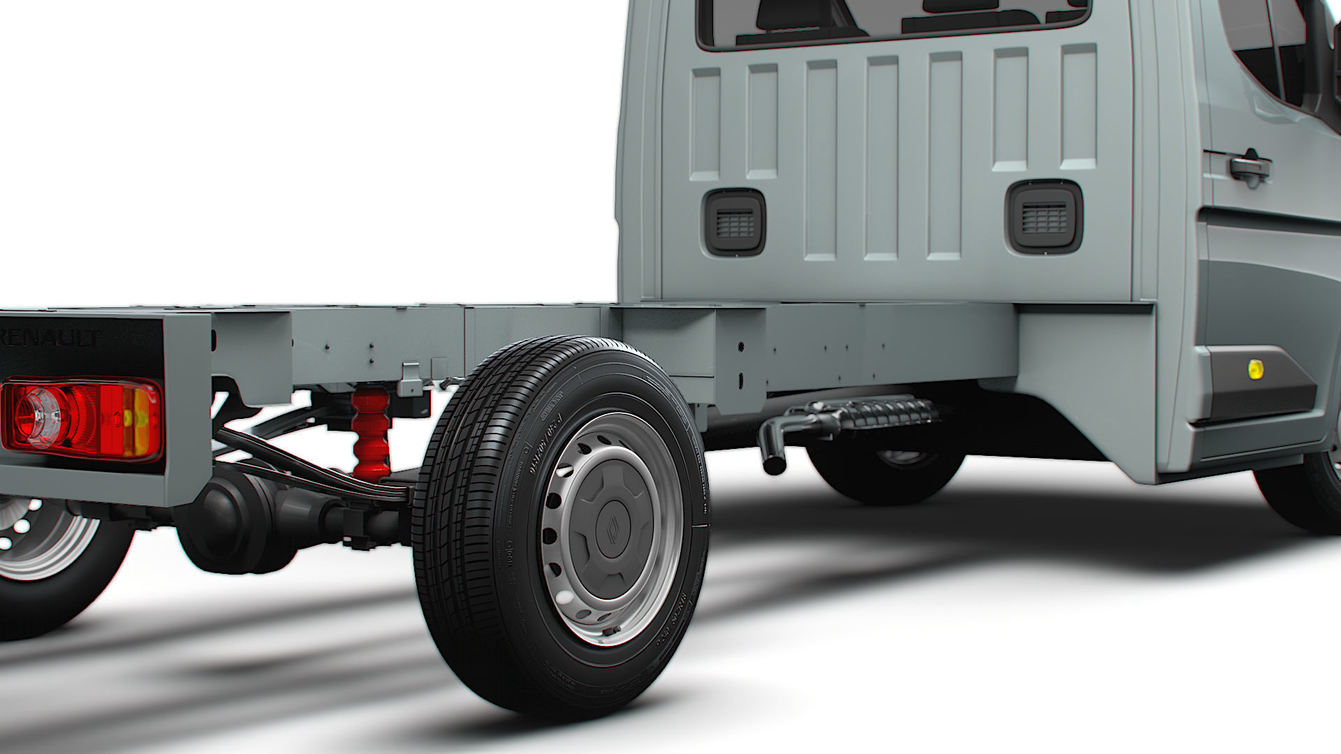 Renault Master Single Cab L3 Chassis 2024 3D model_13