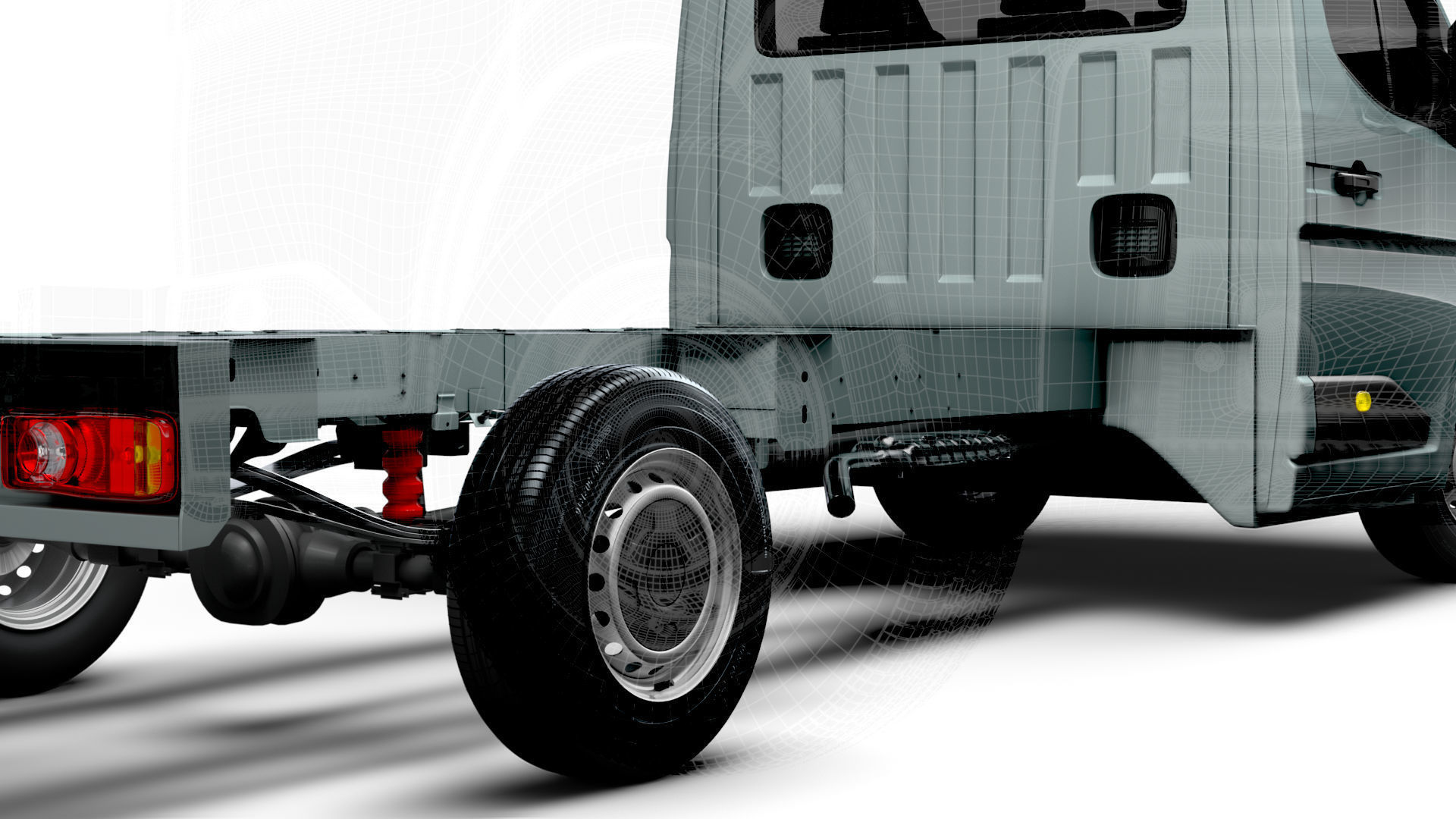 Renault Master Single Cab L3 Chassis 2024 3D model_27