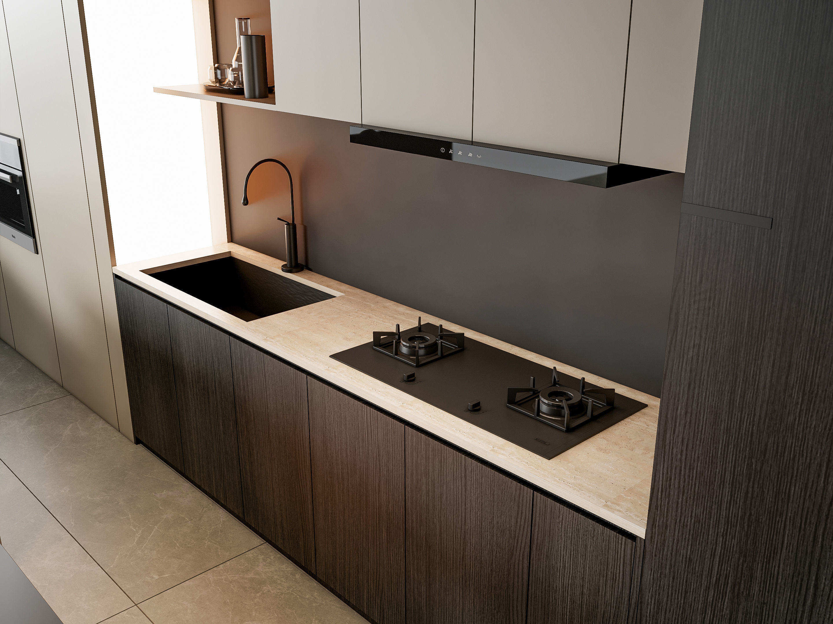 Kitchen Modern interior 83 3D model_3