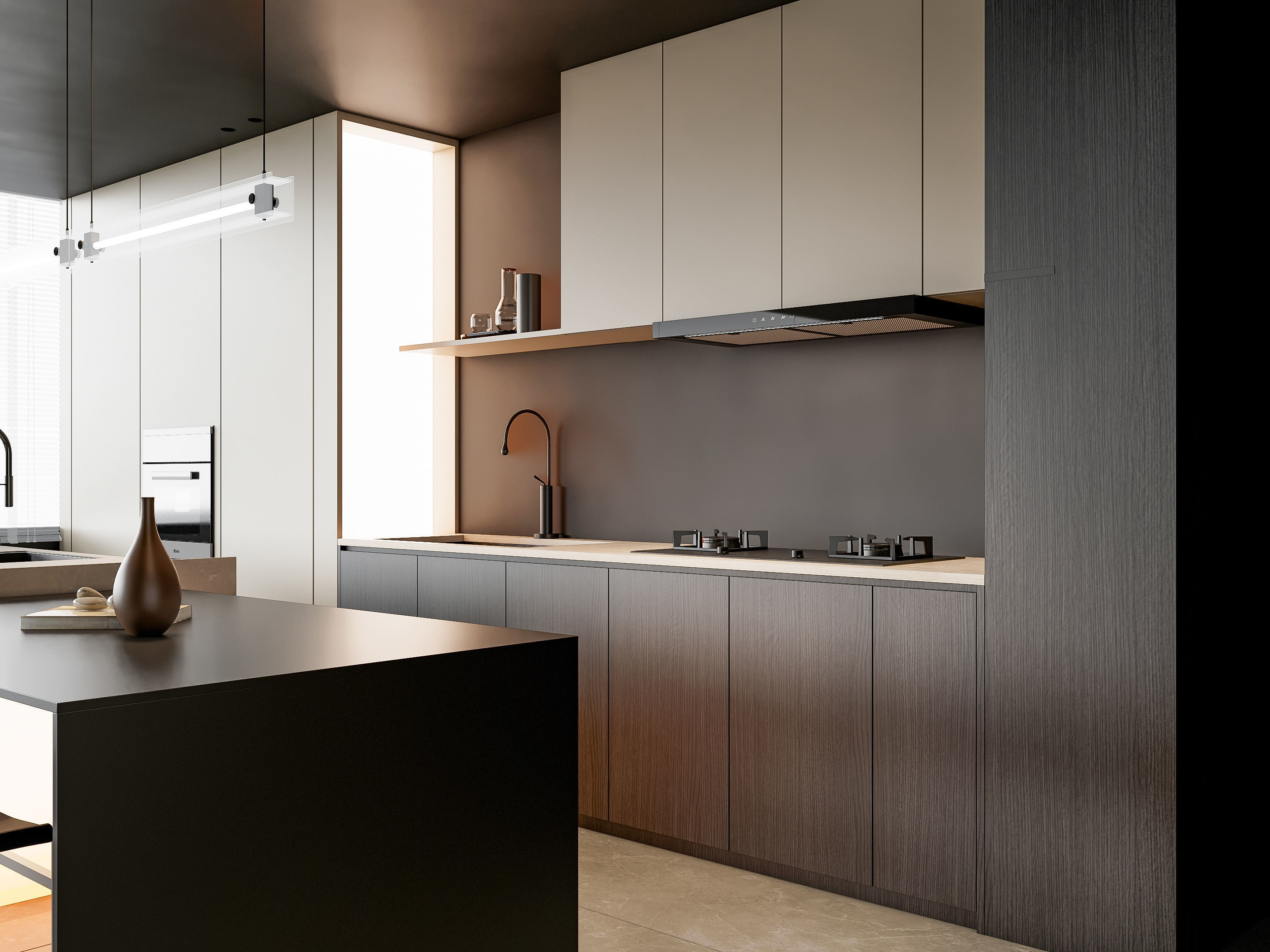 Kitchen Modern interior 83 3D model_5