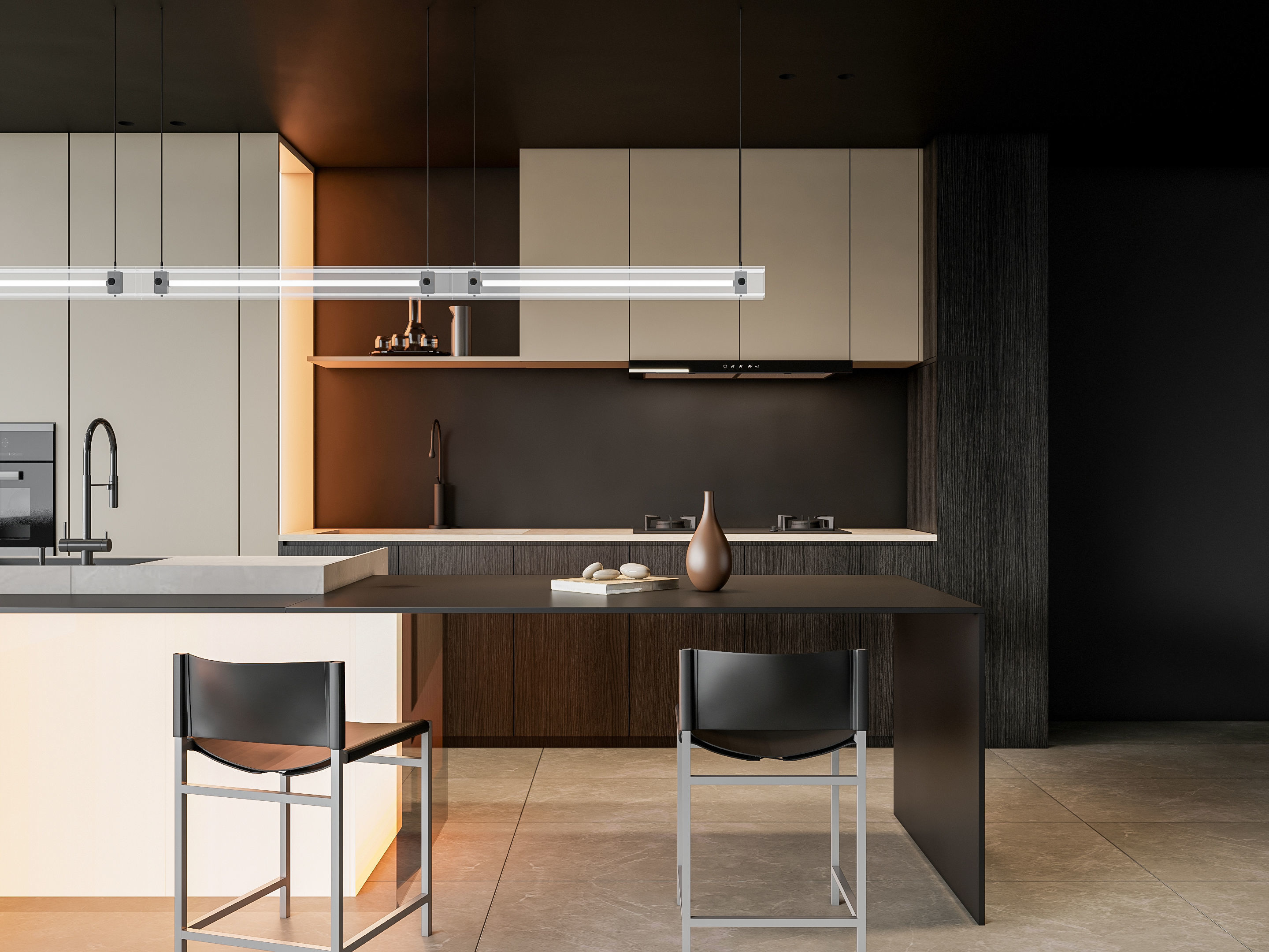 Kitchen Modern interior 83 3D model_10