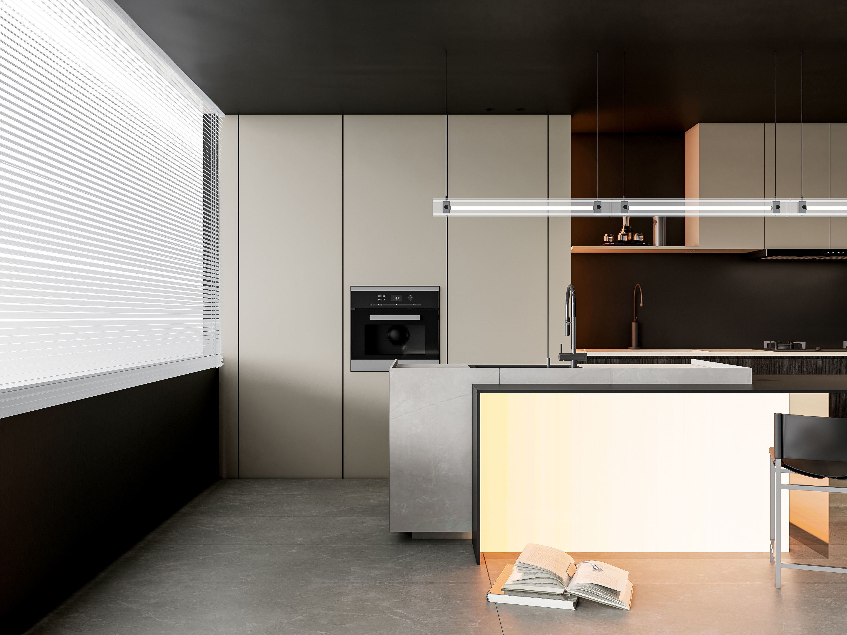 Kitchen Modern interior 83 3D model_18