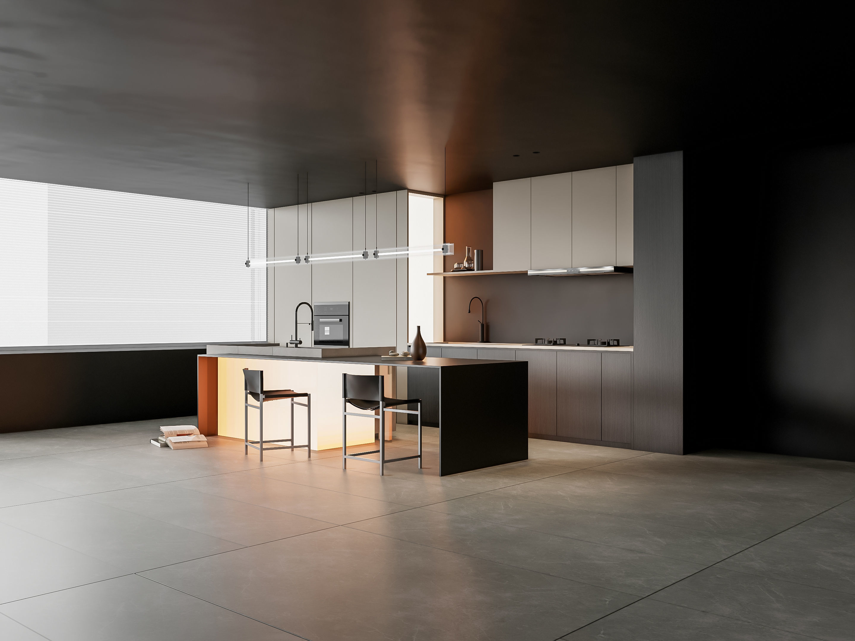Kitchen Modern interior 83 3D model_15